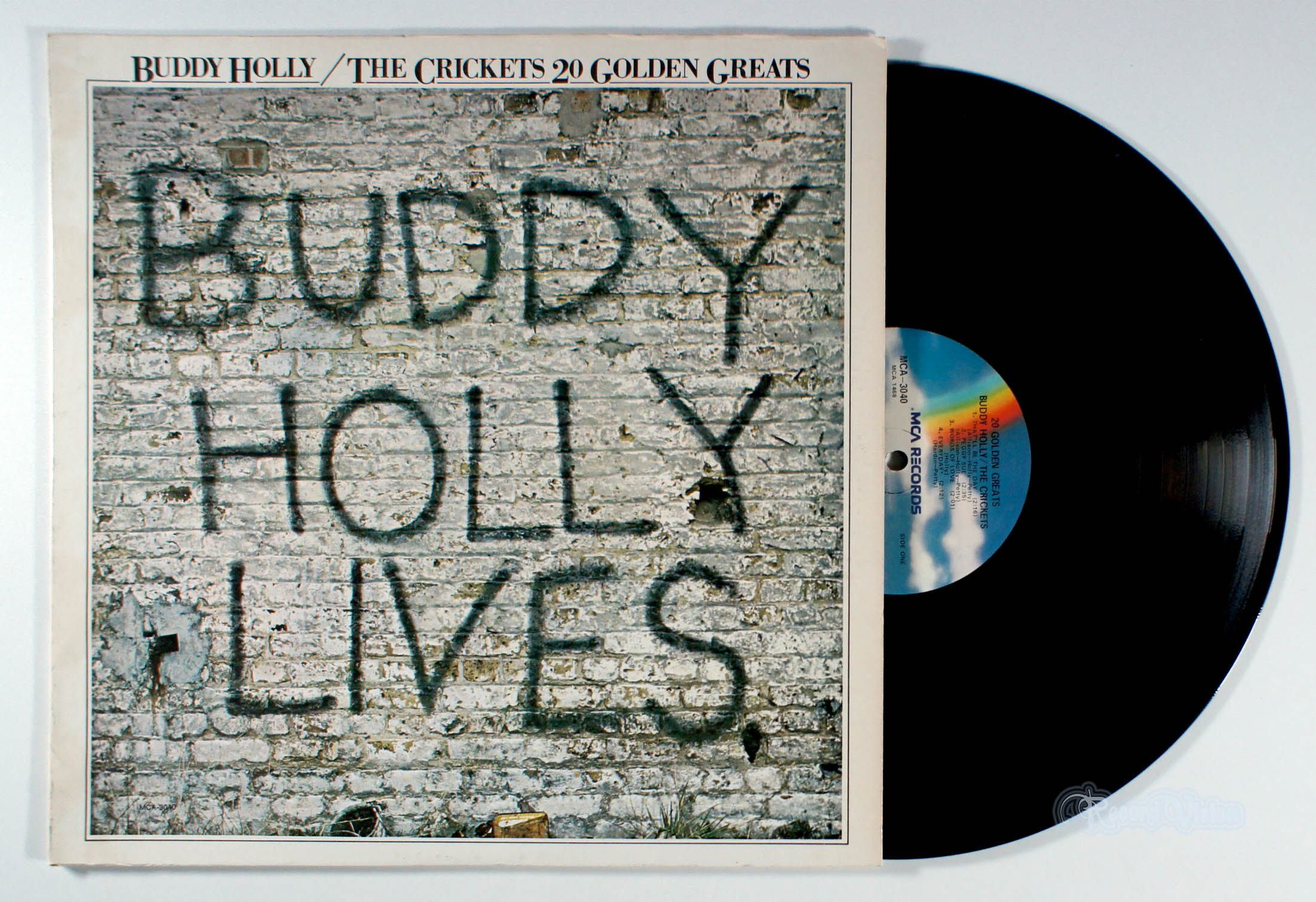 Buddy Holly - 20 Golden Hits (front cover) Vinyl