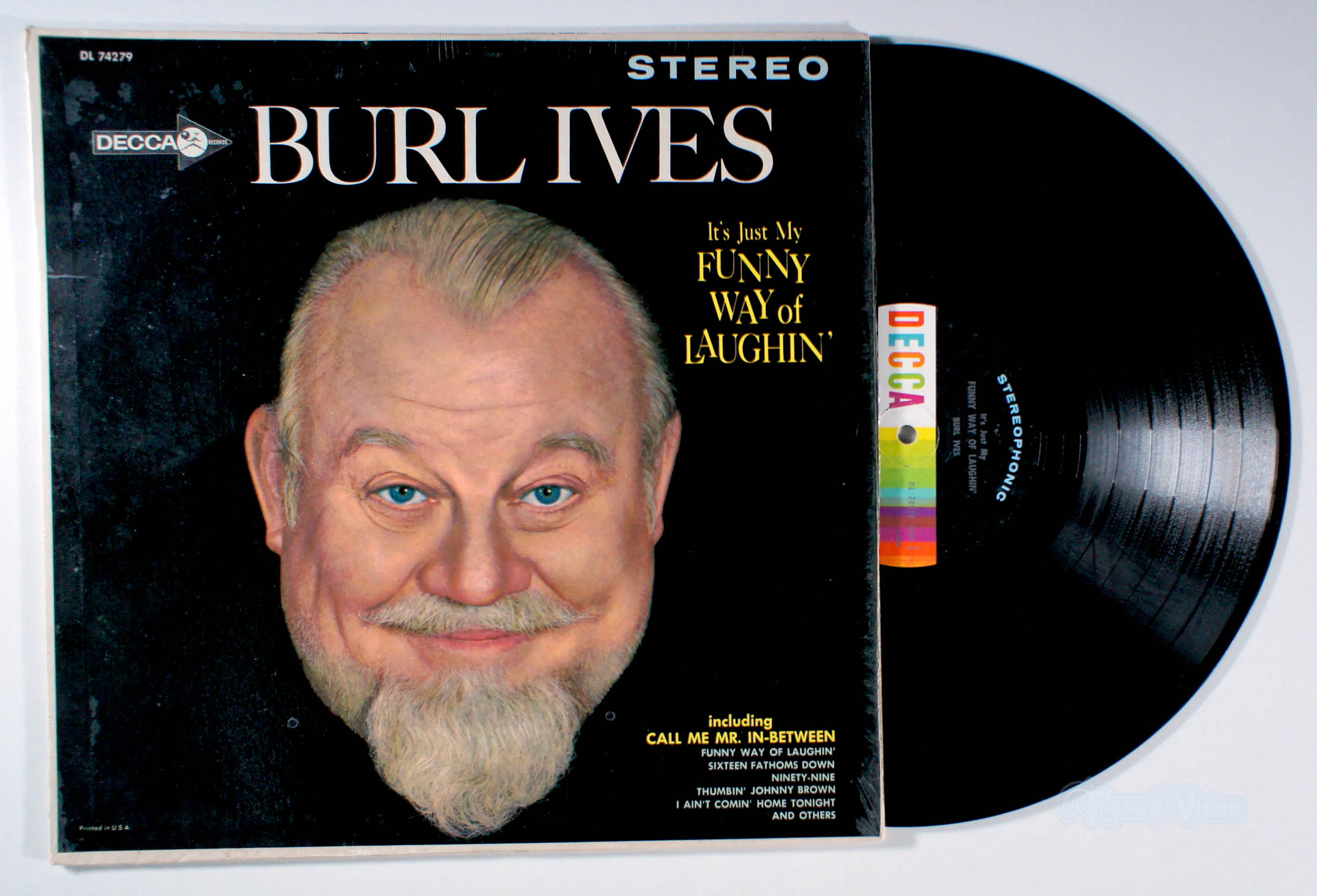 Burl Ives - It's Just My Funny Way of Laughing (front cover) Vinyl