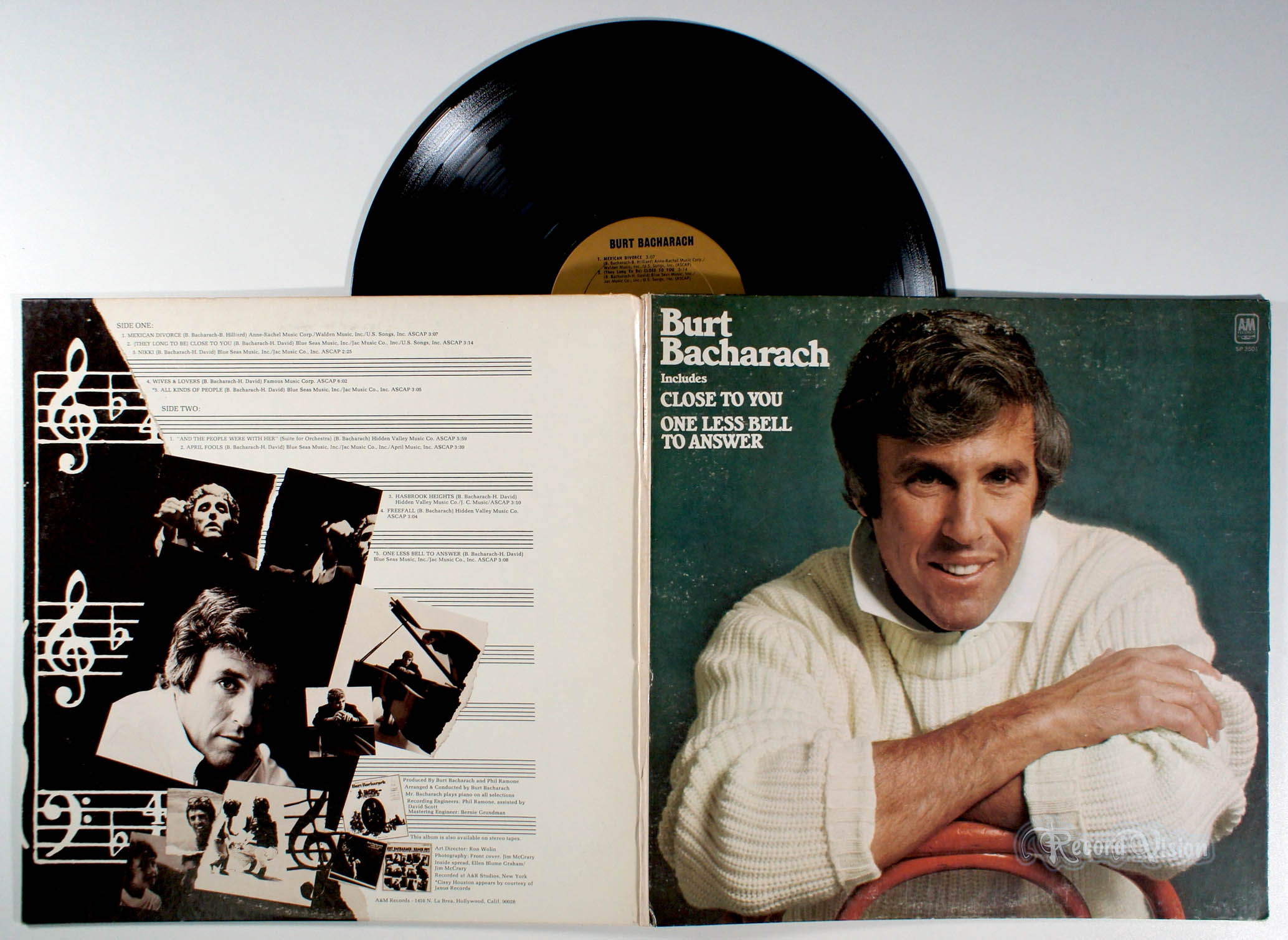 Burt Bacharach - Burt Bacharach (front cover) Vinyl