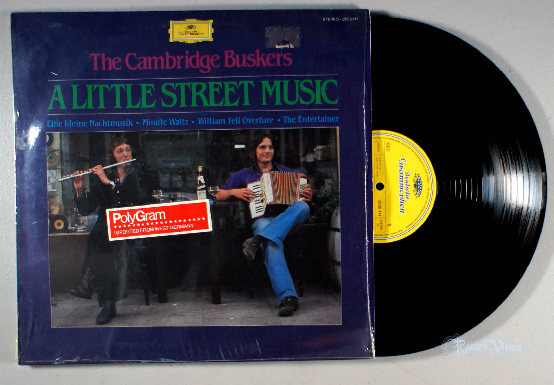 Cambridge Buskers - A Little Street Music (front cover) Vinyl