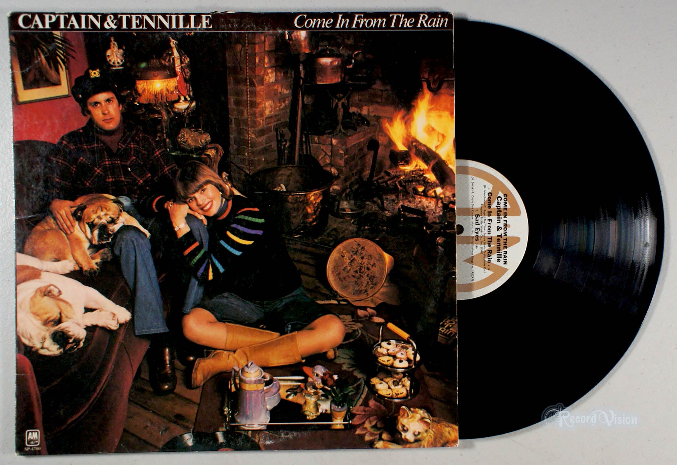 Captain and Tennille - Come in From the Rain (front cover) Vinyl
