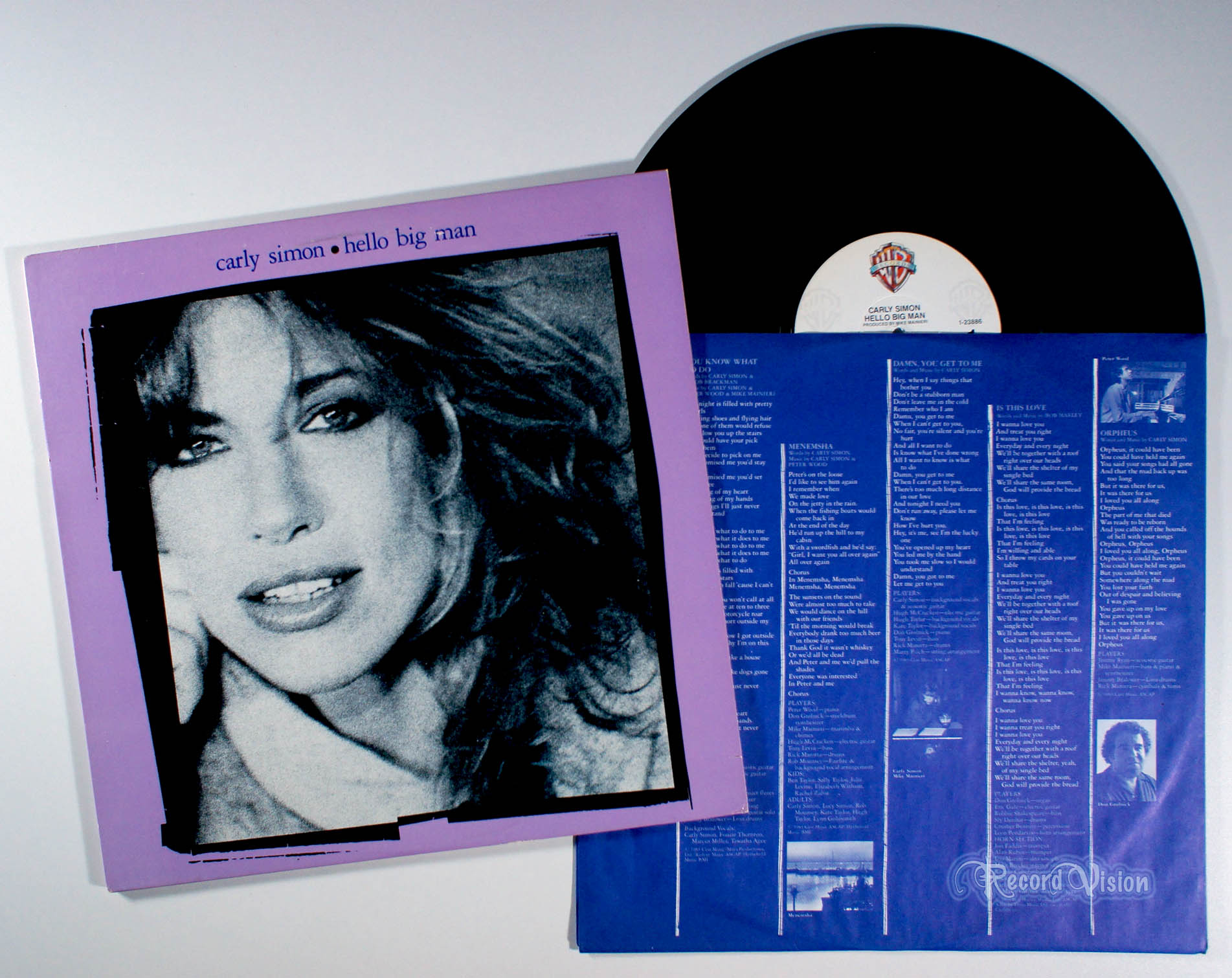 Carly Simon - Hello Big Man (front cover) Vinyl