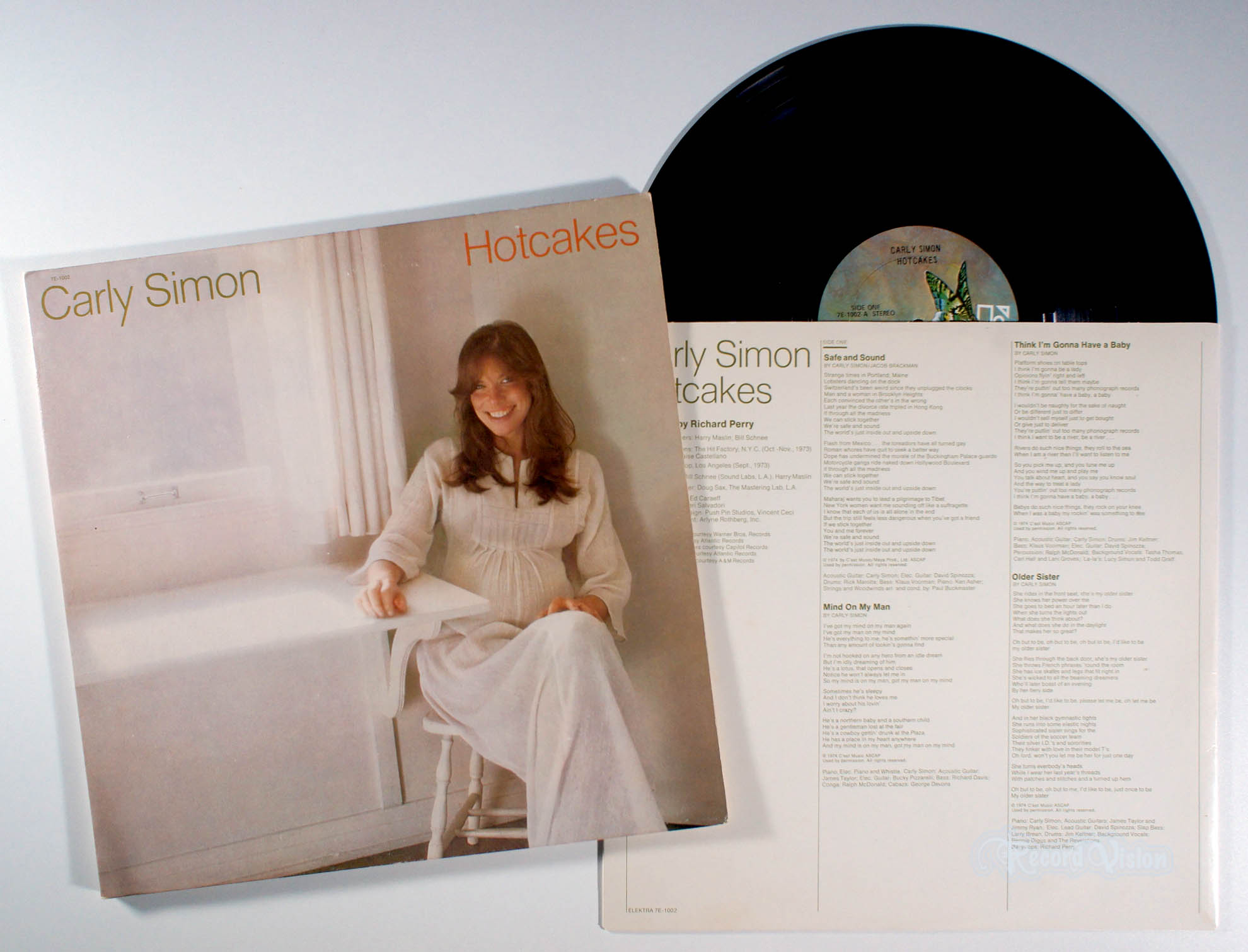 Carly Simon - Hotcakes (front cover) Vinyl