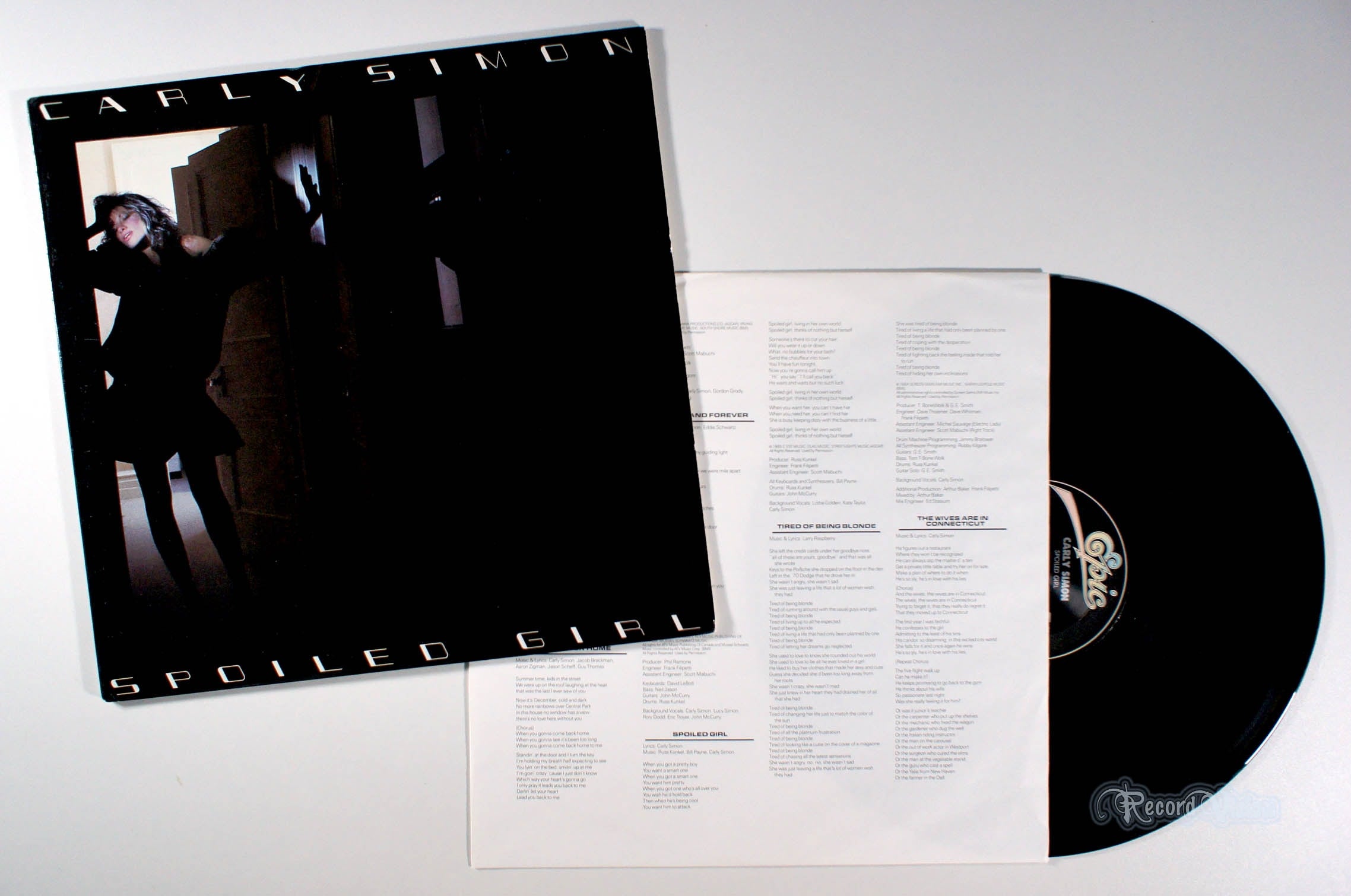Carly Simon - Spoiled Girl (front cover) Vinyl
