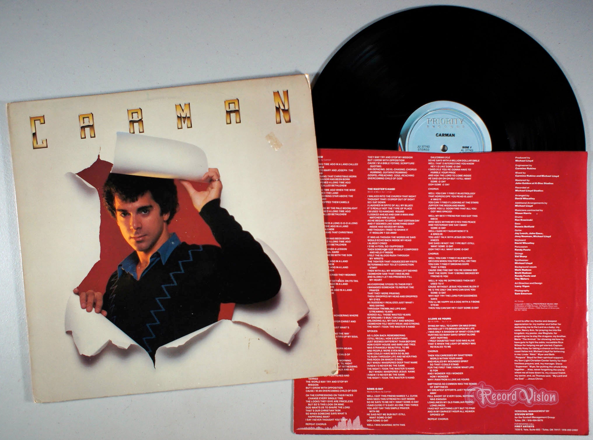 Carman - Carman (front cover) Vinyl