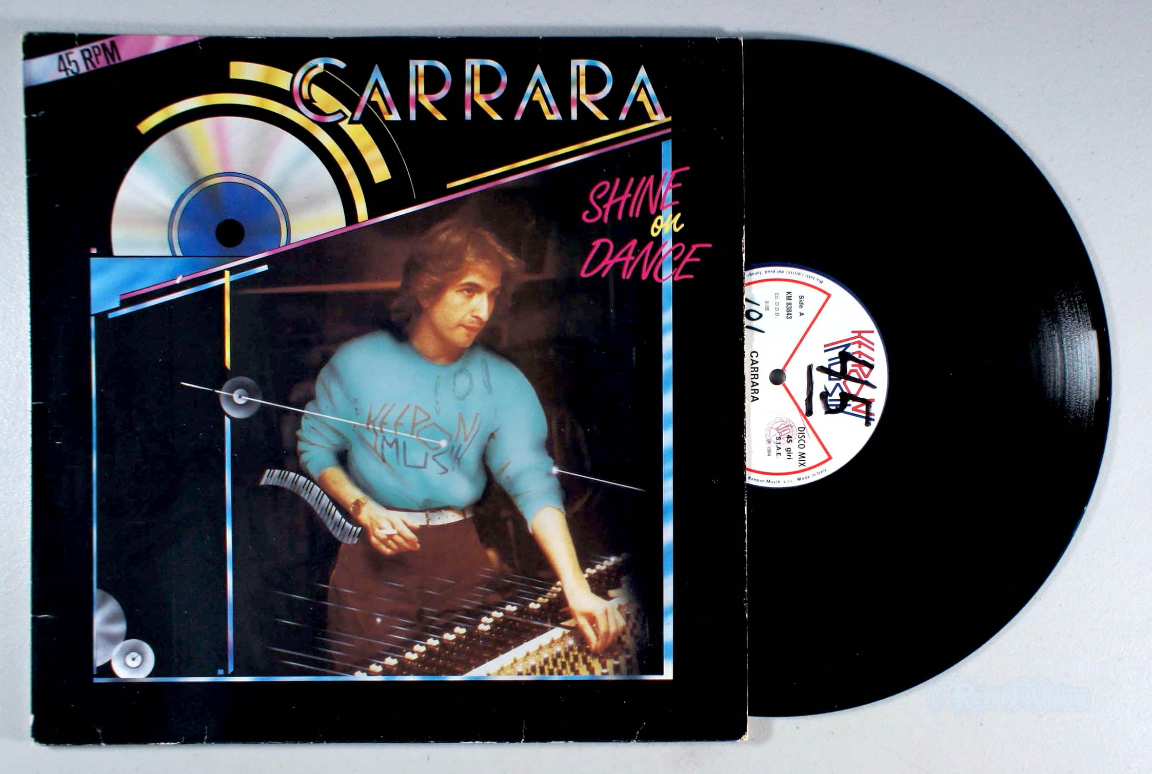 Carrara - Shine on Dance (front cover) Vinyl