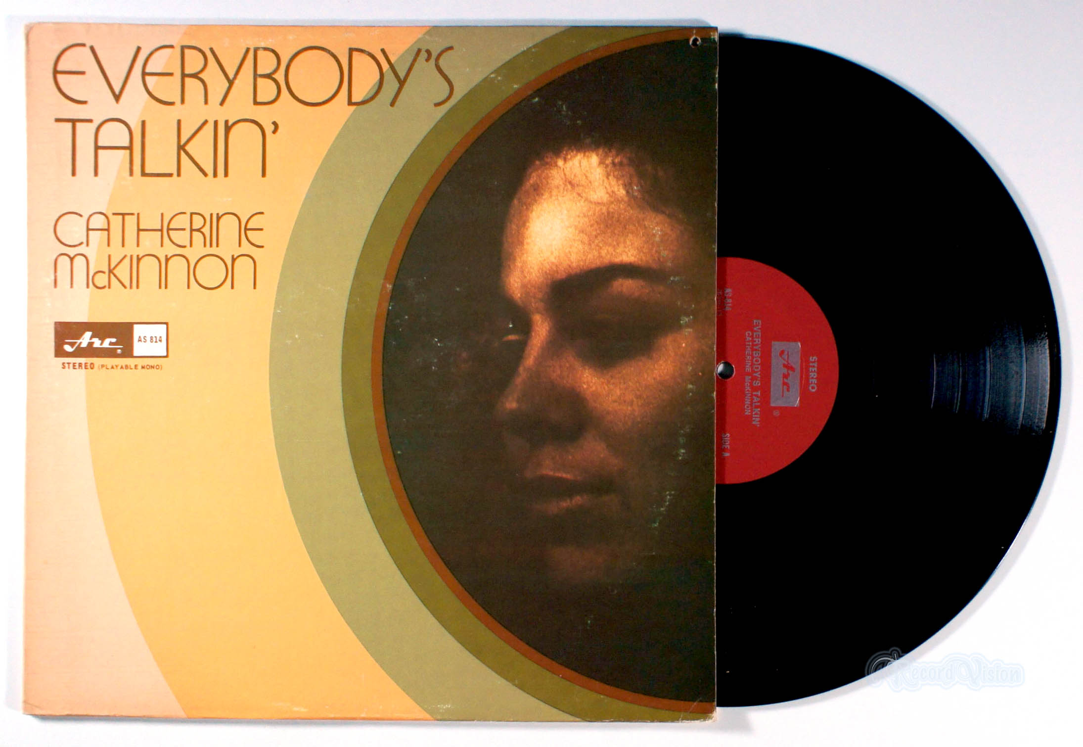 Catherine Mckinnon - Everybody's Talkin' (front cover) Vinyl