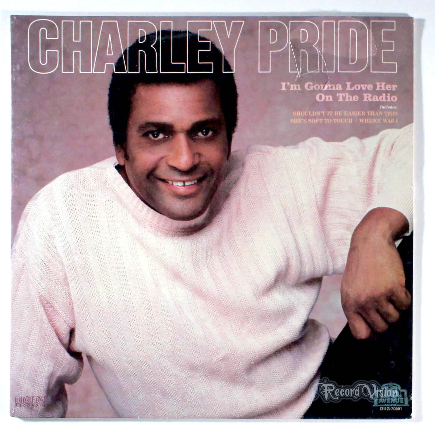 Charley Pride - I'm Gonna Love Her on the Radio (front cover) Vinyl