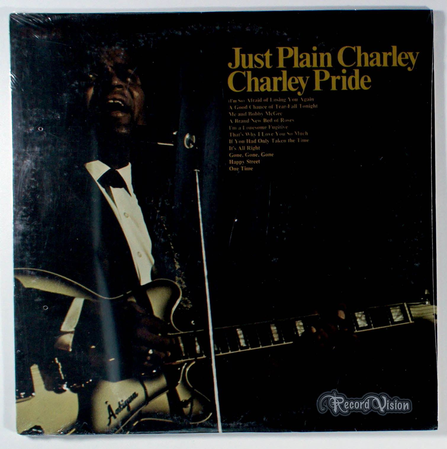 Charley Pride - Just Plain (front cover) Vinyl