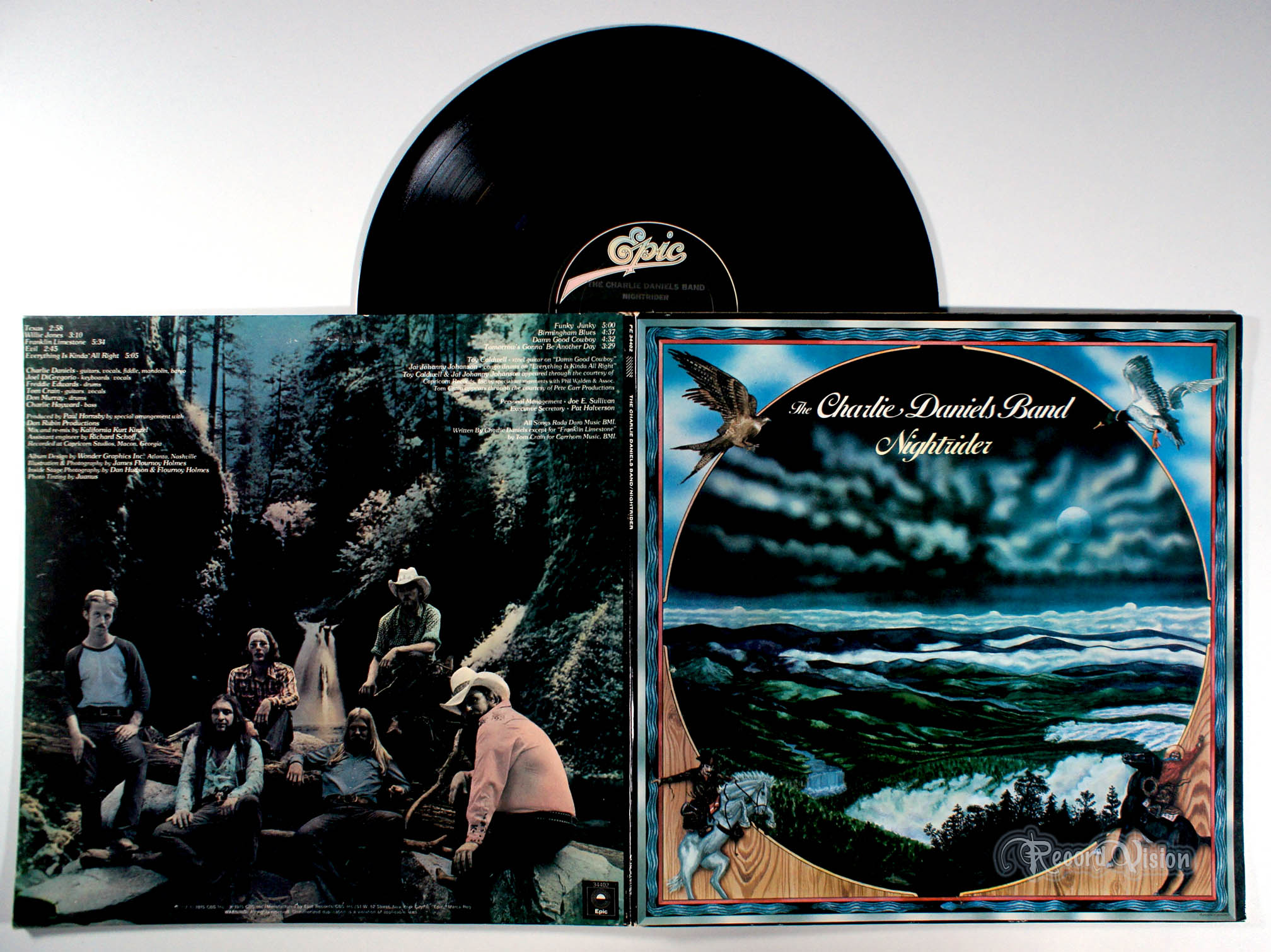 Charlie Daniels Band, The - Nightrider (front cover) Vinyl