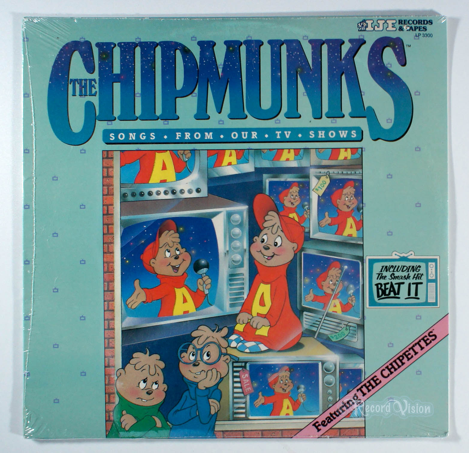 Chipmunks - Songs From Our TV Shows (front cover) Vinyl