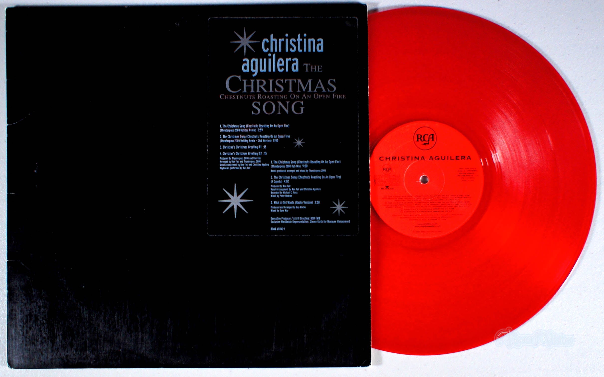Christina Aguilera - The Christmas Song (front cover) Vinyl