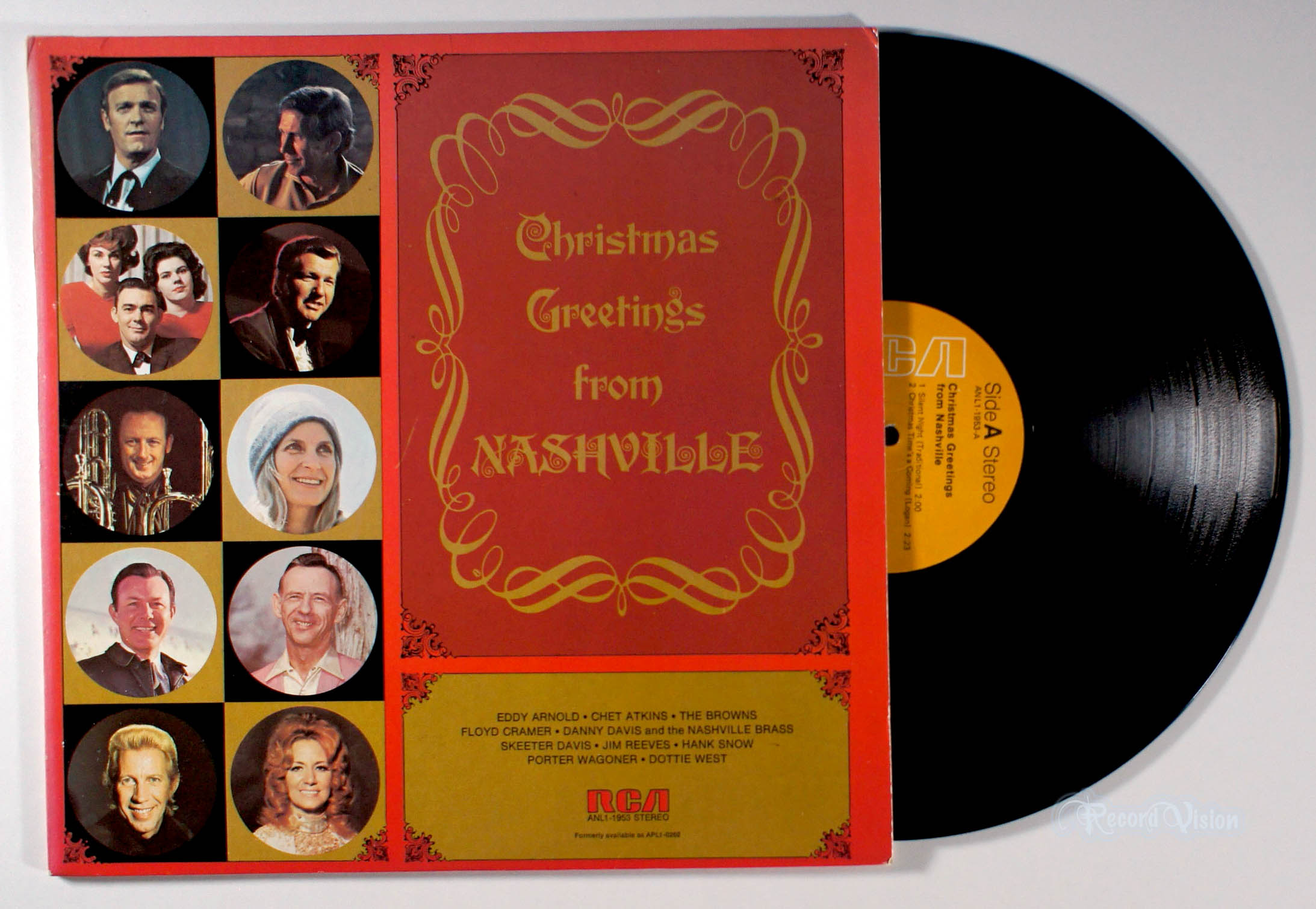 Christmas Greetings from Nashville (RCA) (front cover) Vinyl