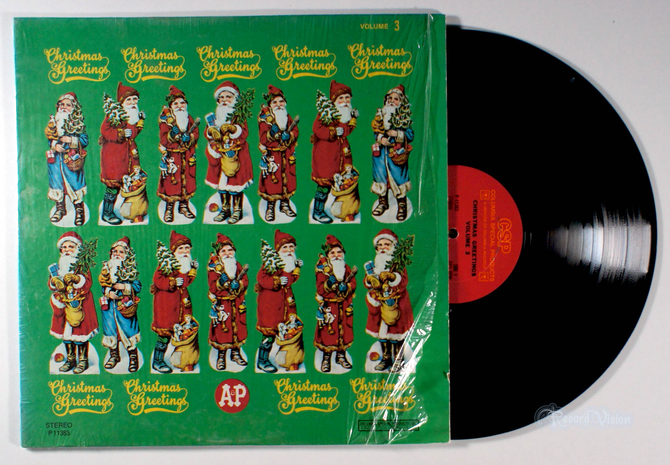 Christmas Greetings, Volume 3 (front cover) Vinyl