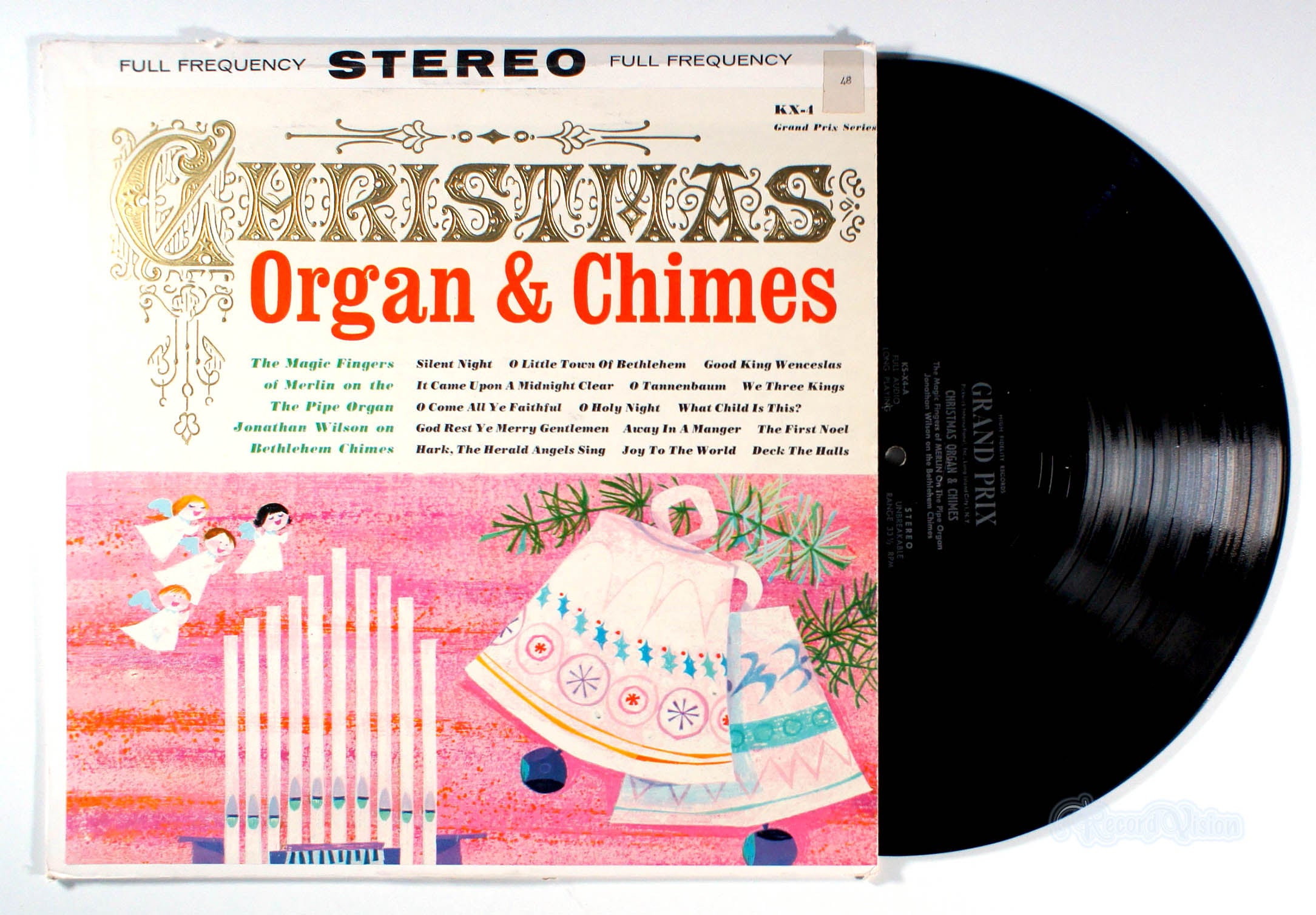 Christmas Organ and Chimes (front cover) Vinyl