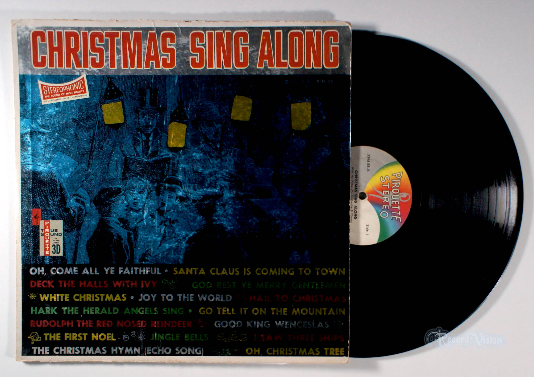 Christmas Sing Along (XFM-58) (front cover) Vinyl