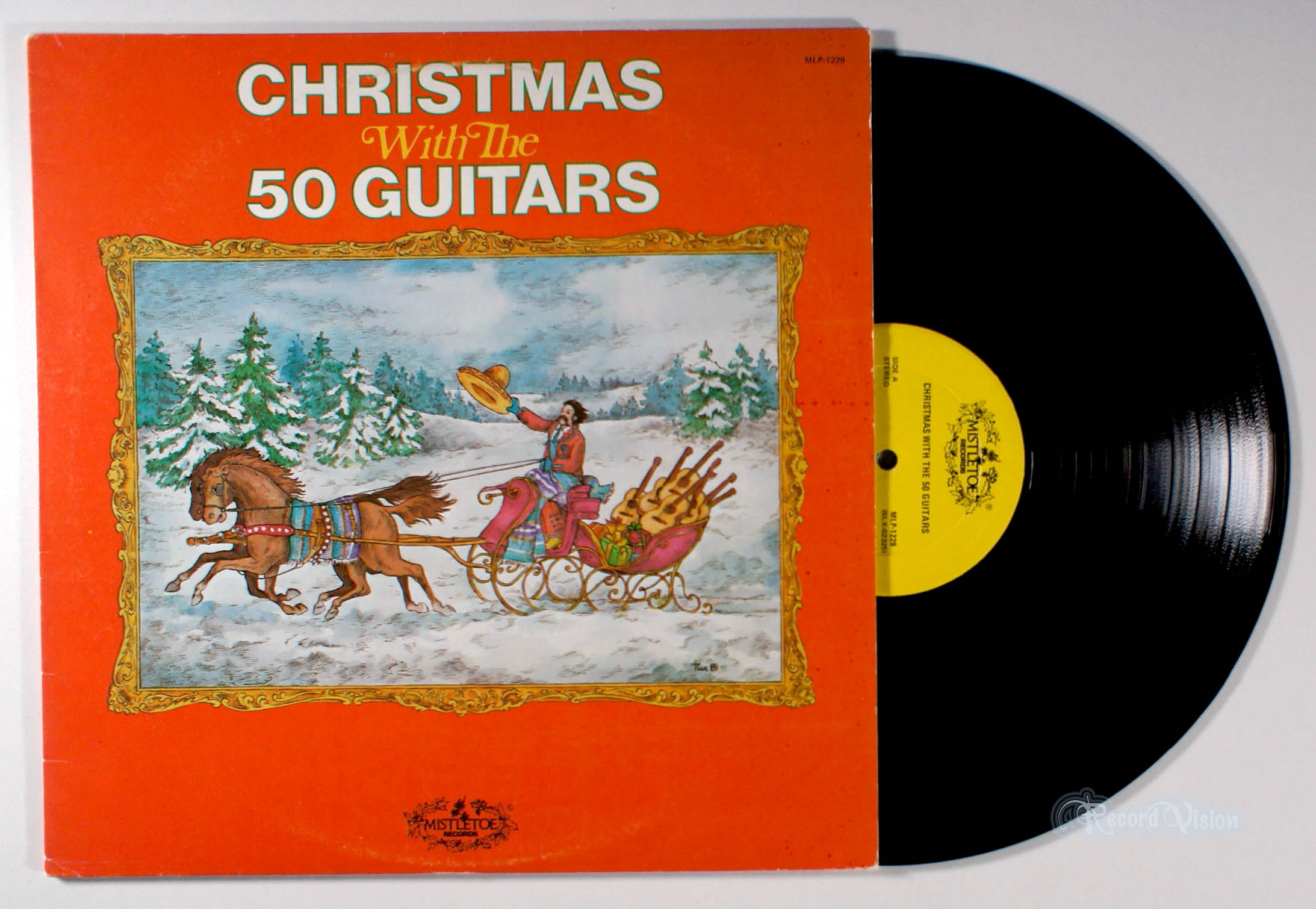 Christmas with 50 Guitars (front cover) Vinyl