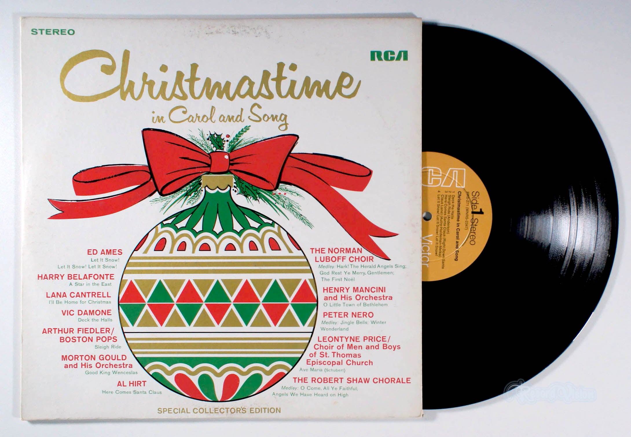 Christmastime in Carol and Song (front cover) Vinyl