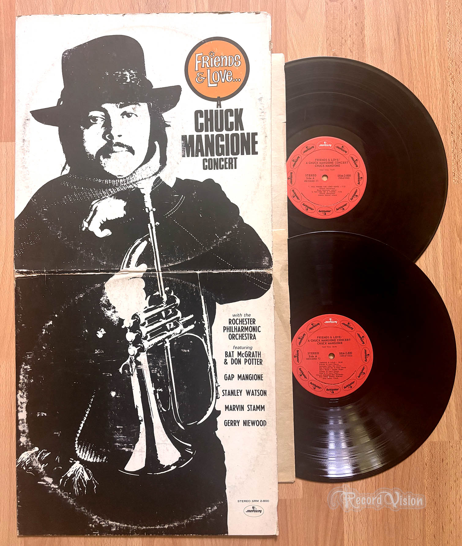 Chuck Mangione - A Concert: Friends and Love (front cover) Vinyl