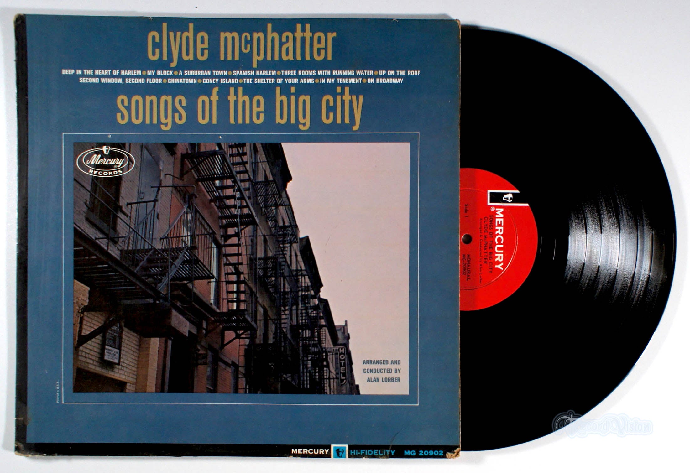 Clyde McPhatter - Songs of the Big City (front cover) Vinyl