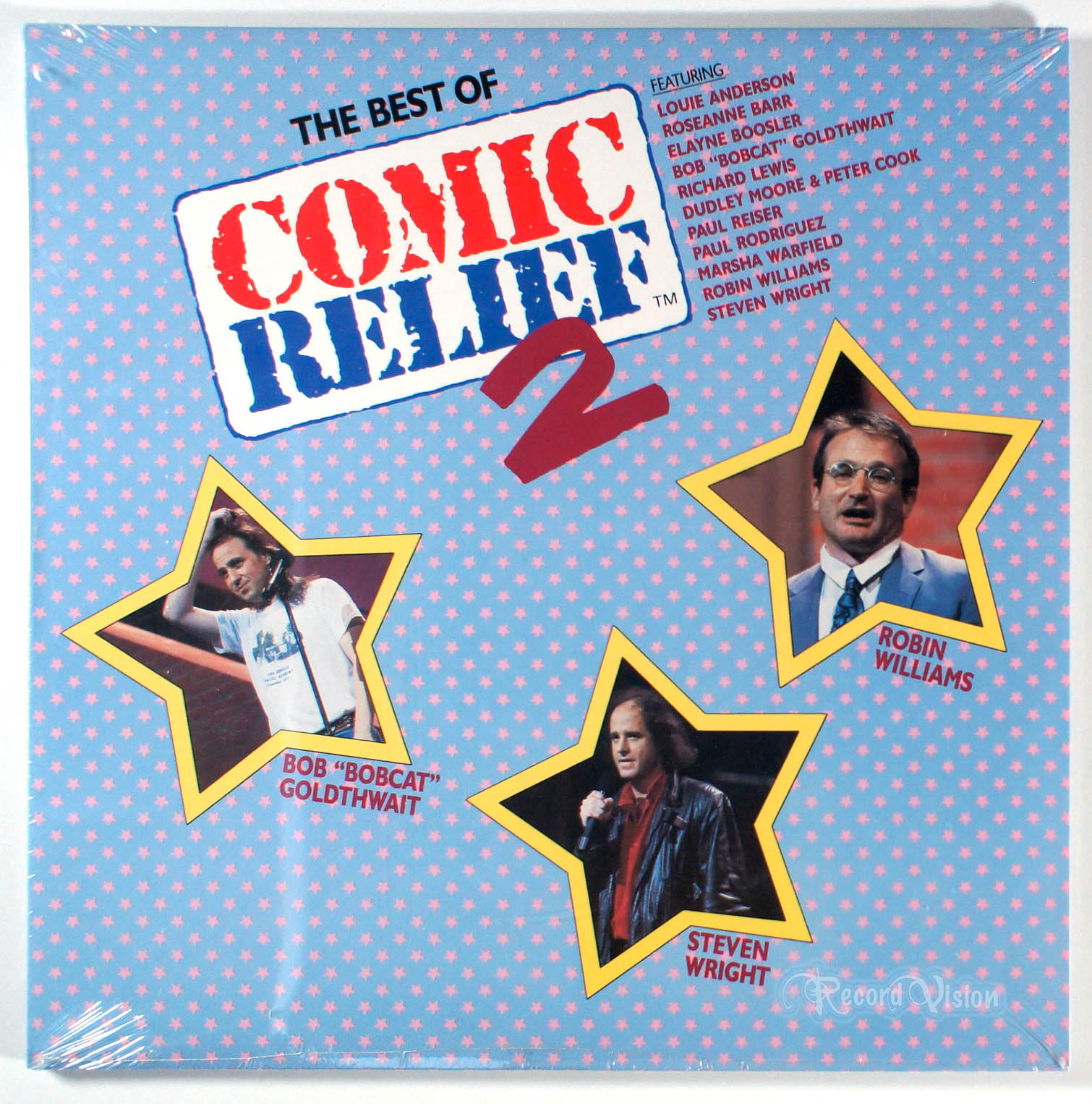 Comic Relief: The Best of 2 (front cover) Vinyl