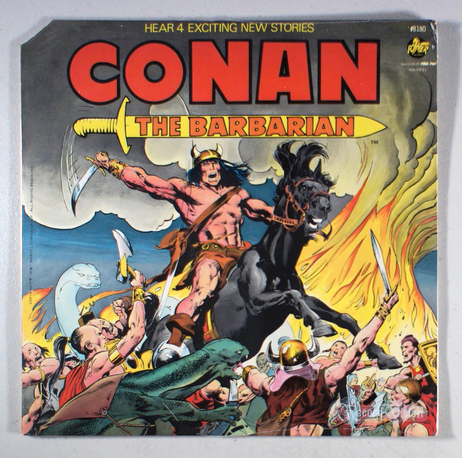 Conan the Barbarian - Exciting New Stories (front cover) Vinyl