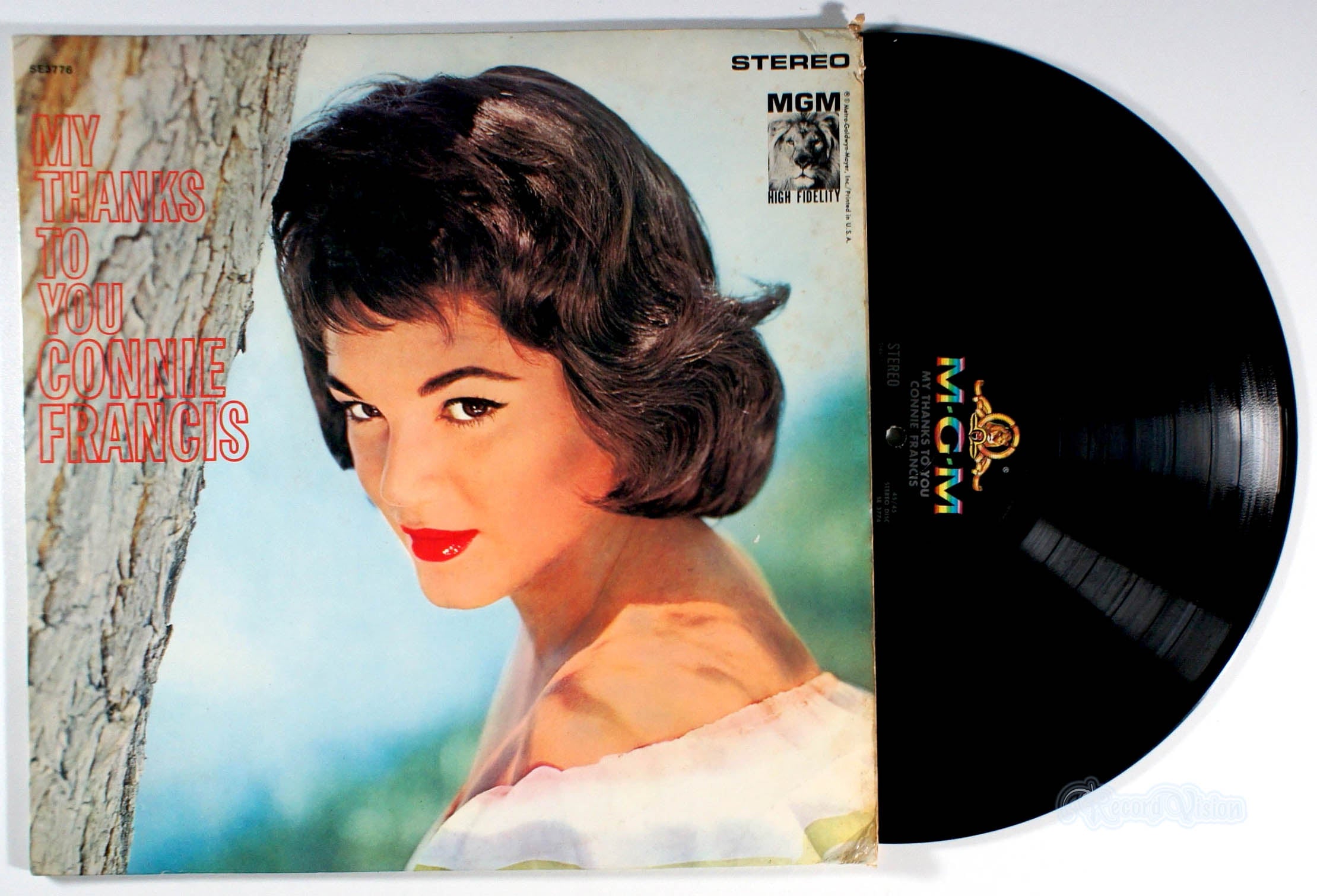 Connie Francis - My Thanks to You (front cover) Vinyl