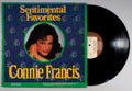 Connie Francis - Sentimental Favorites (front cover) Vinyl