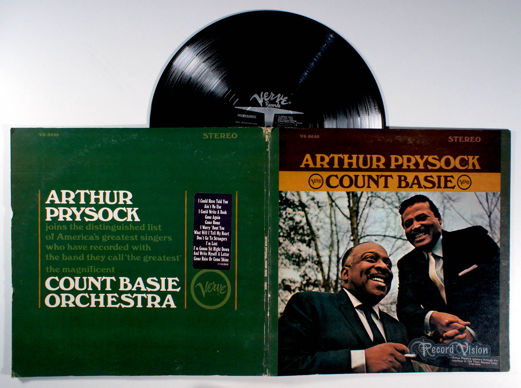 Count Basie - Arthur Prysock (front cover) Vinyl