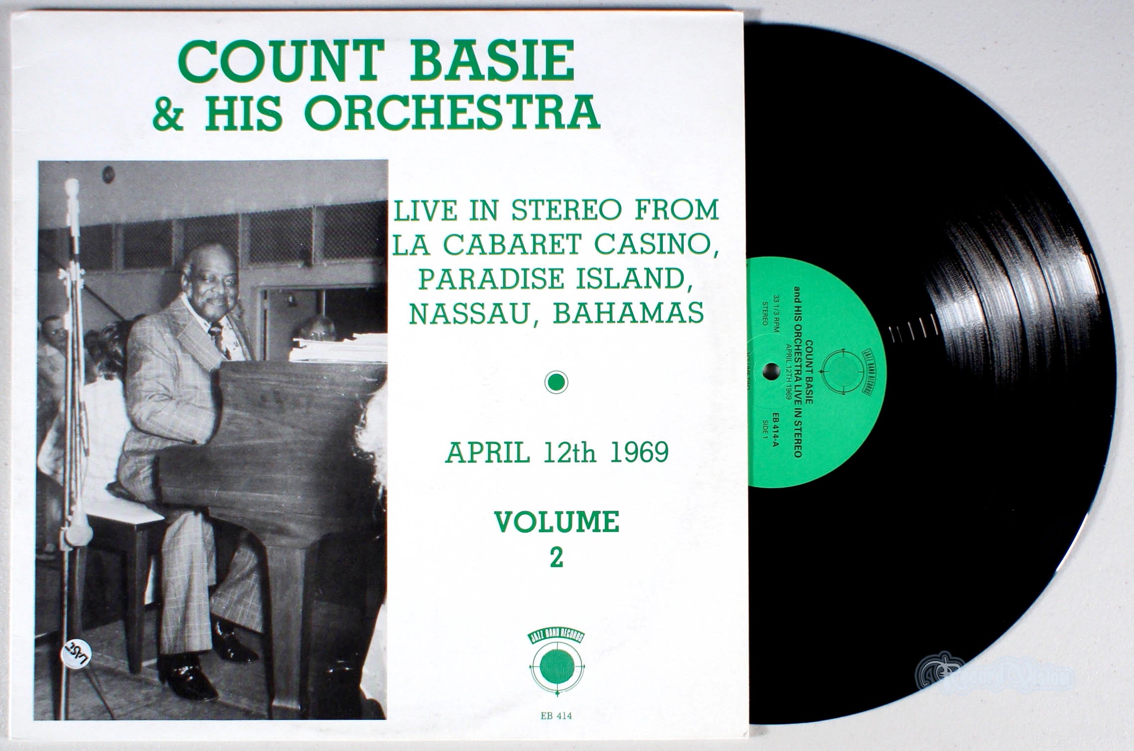 Count Basie - Live from Paradise Island Vol II (front cover) Vinyl