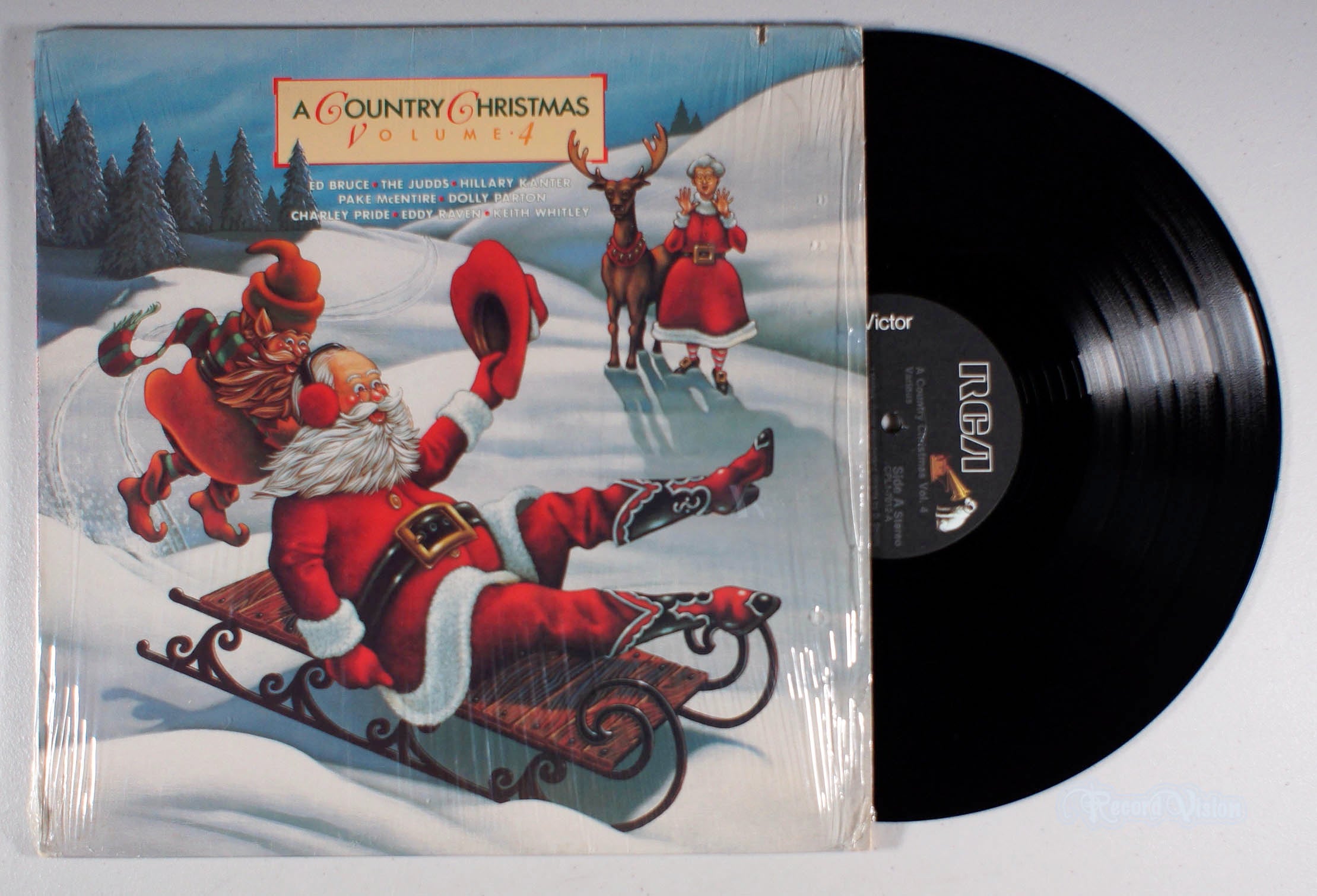 Country Christmas, Volume 4 (front cover) Vinyl