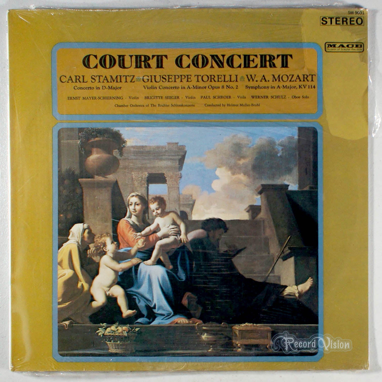 Court Concert: Stamitz, Torelli, Mozart (front cover) Vinyl