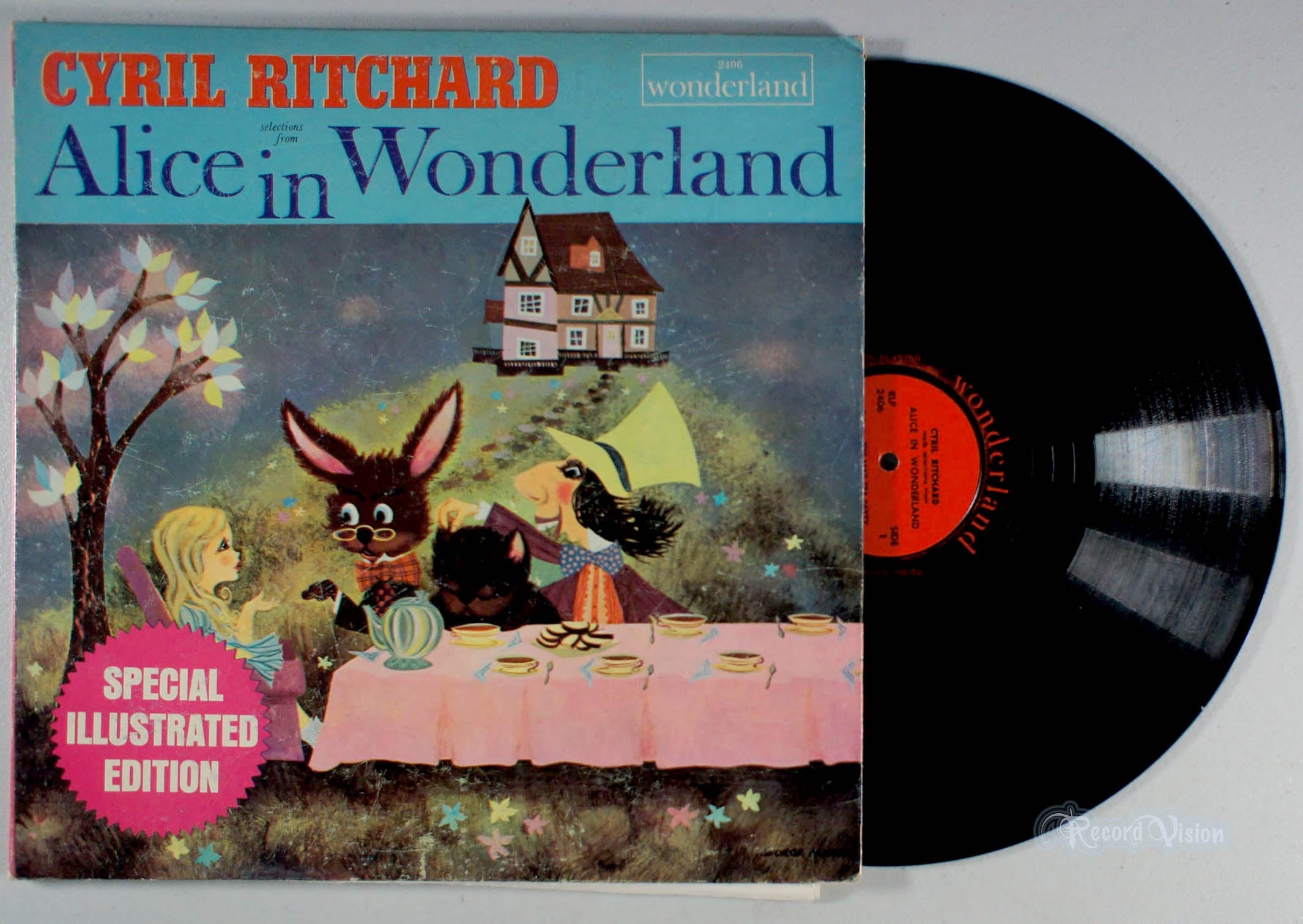 Cyril Ritchard - Alice in Wonderland (front cover) Vinyl