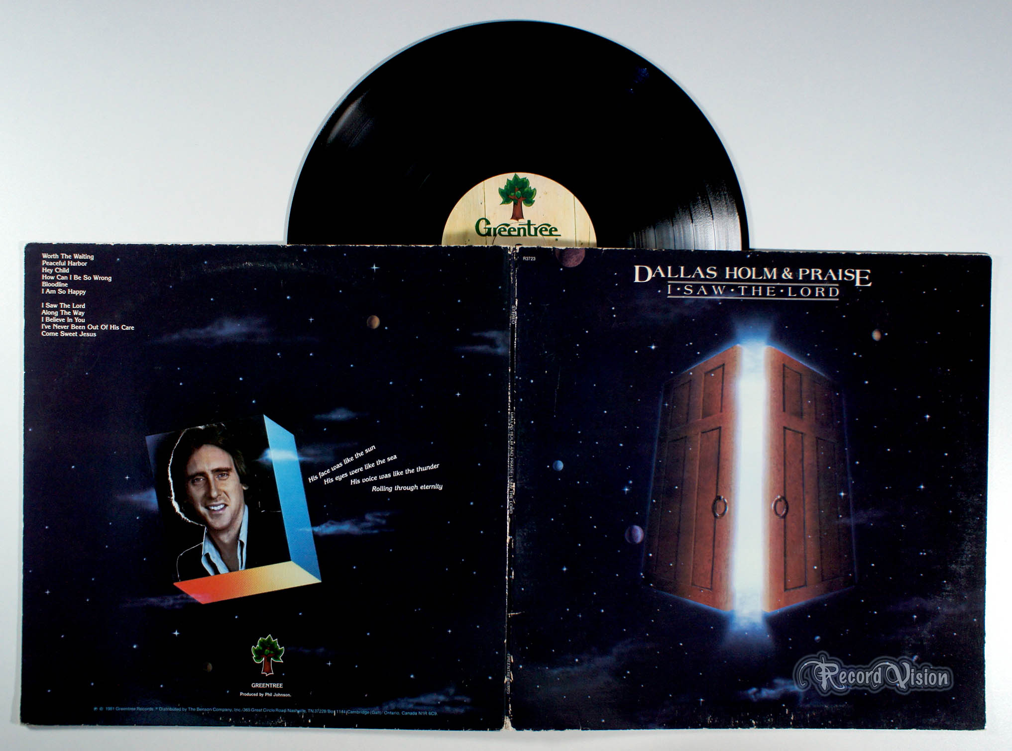 Dallas Holm - I Saw the Lord (front cover) Vinyl