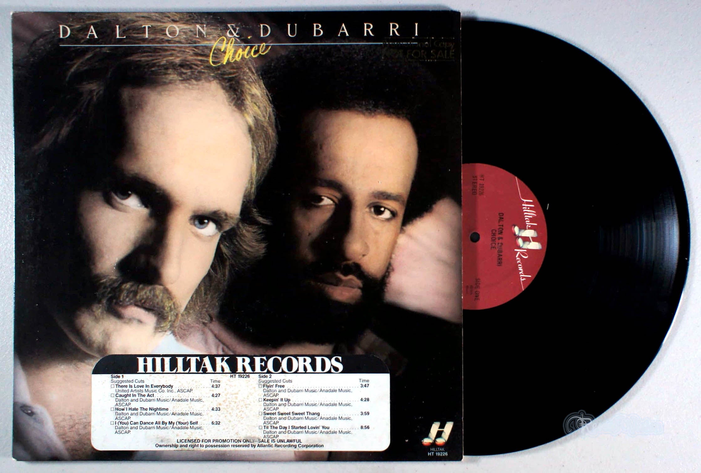 Dalton and Dubarri - Choice (front cover) Vinyl