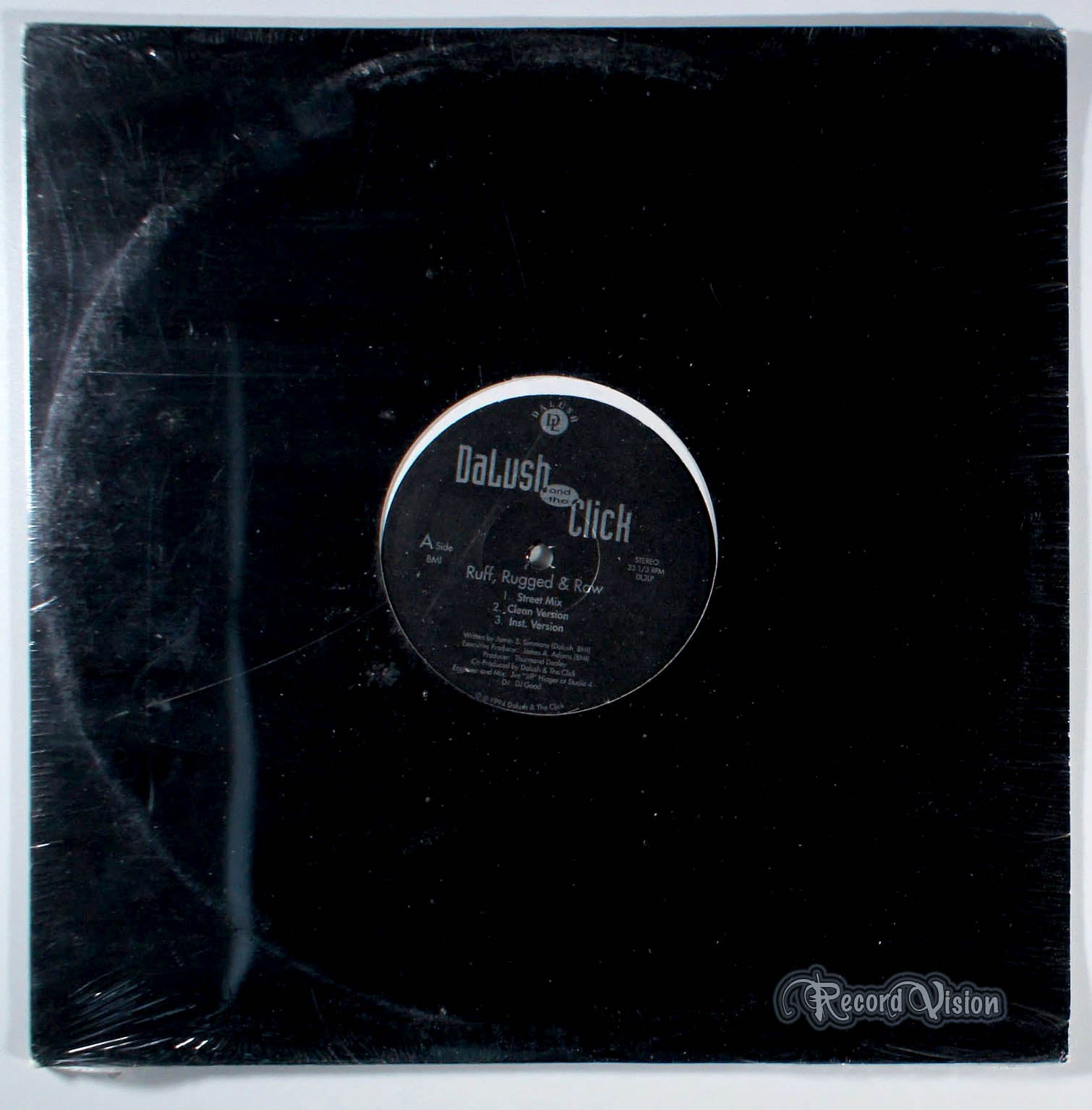 DaLush and the Click - Ruff, Rugged and Raw (front cover) Vinyl