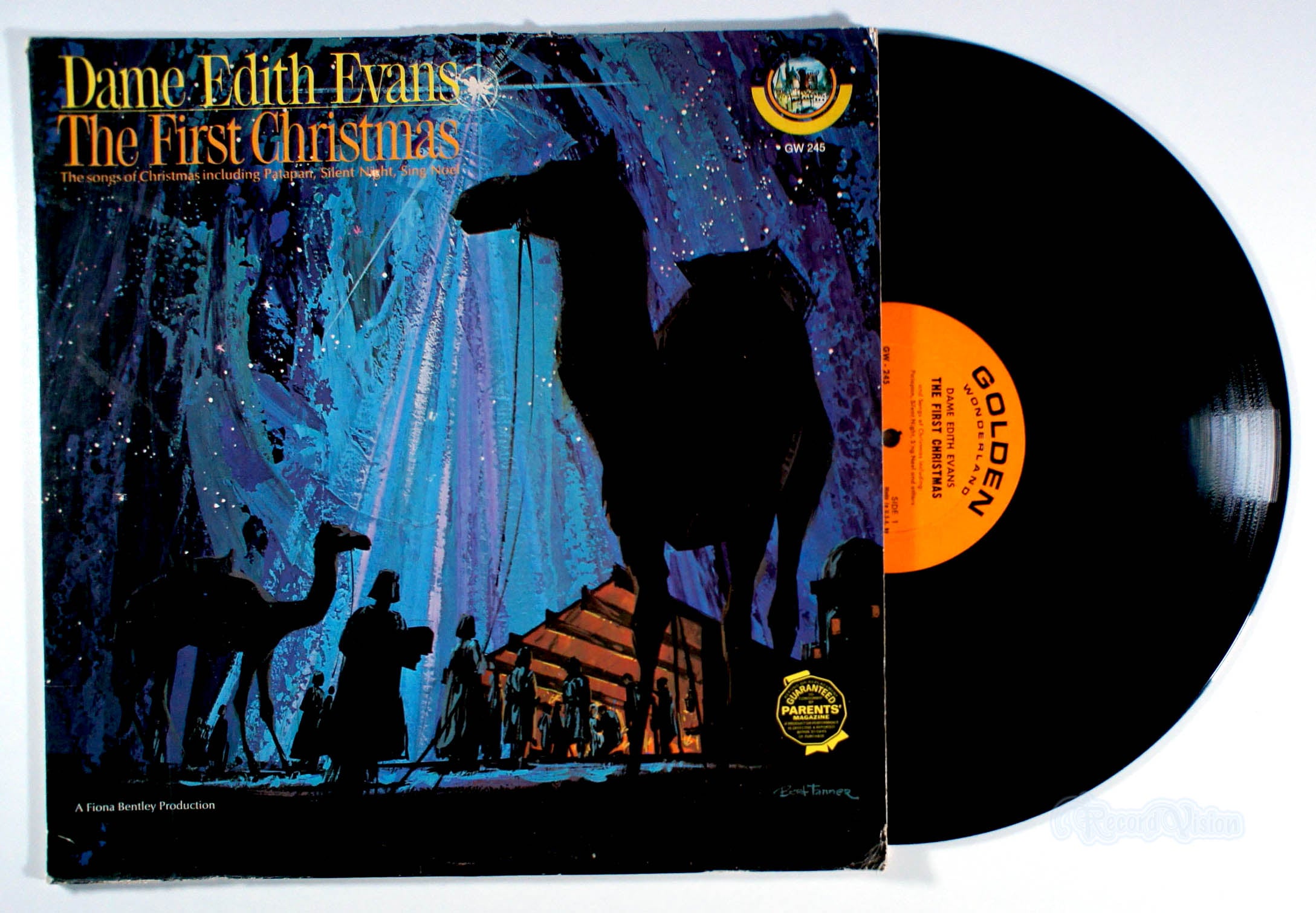 Dame Edith Evans - The First Christmas (front cover) Vinyl