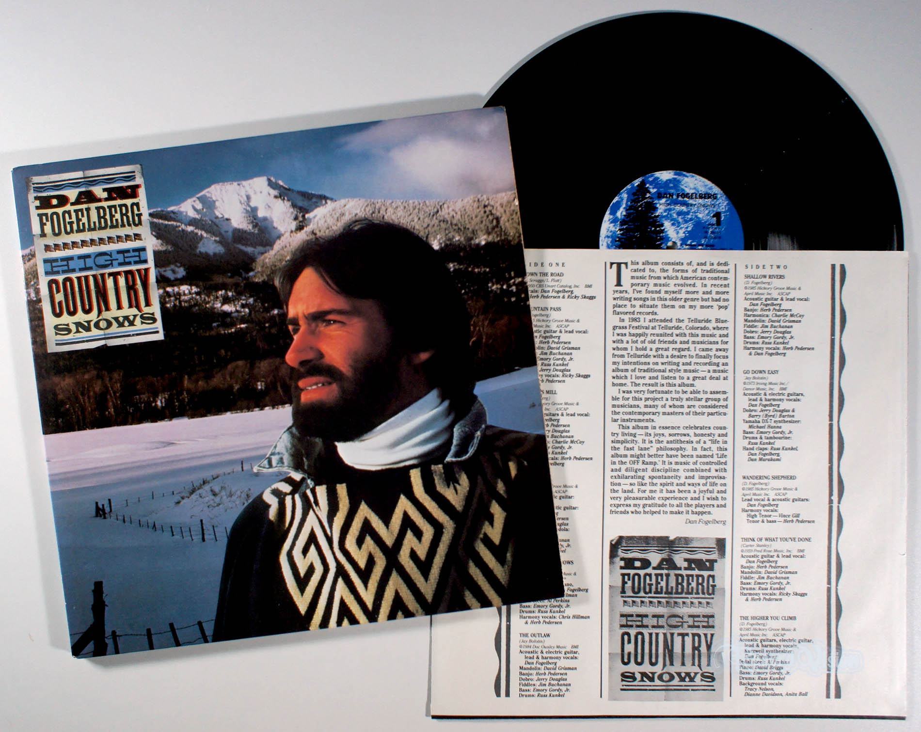 Dan Fogelberg - High Country Snows (front cover) Vinyl