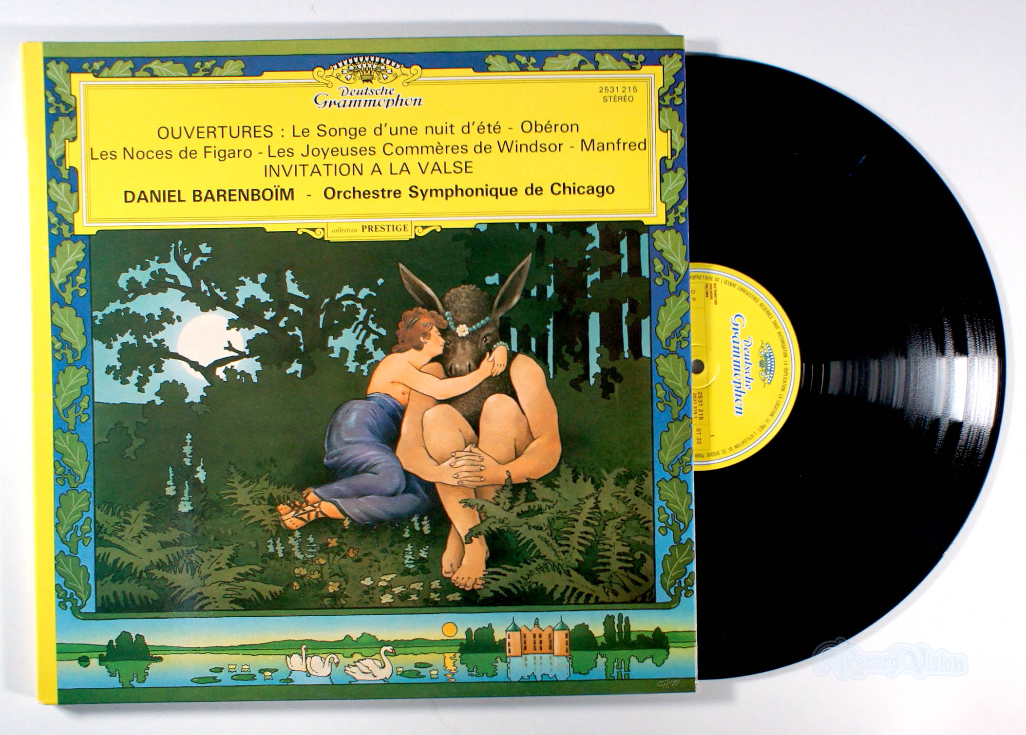 Daniel Barenboim - Ouvertures / Invitation A La Valse (front cover) Vinyl