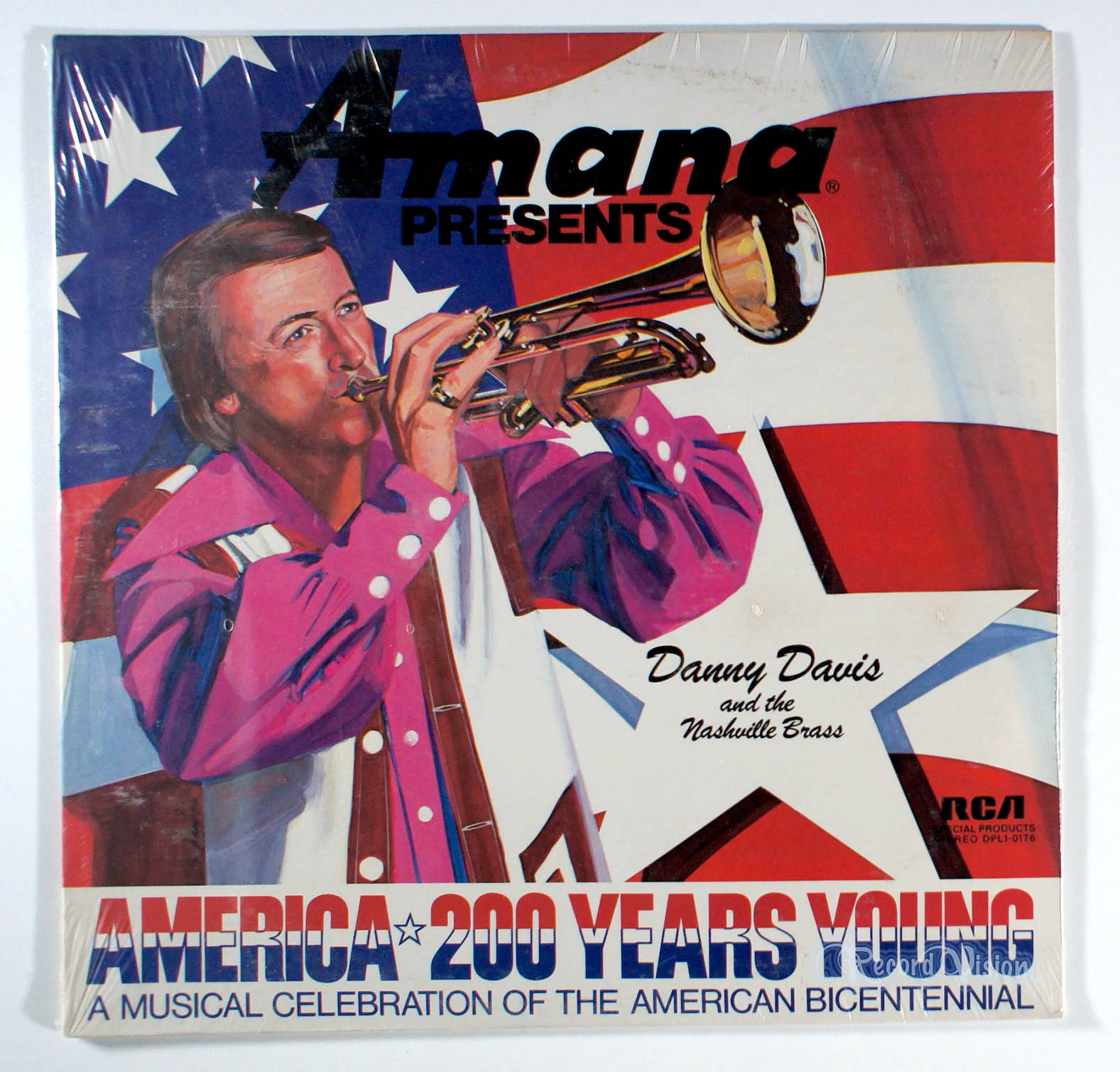 Danny Davis - America 200 Years Young (front cover) Vinyl