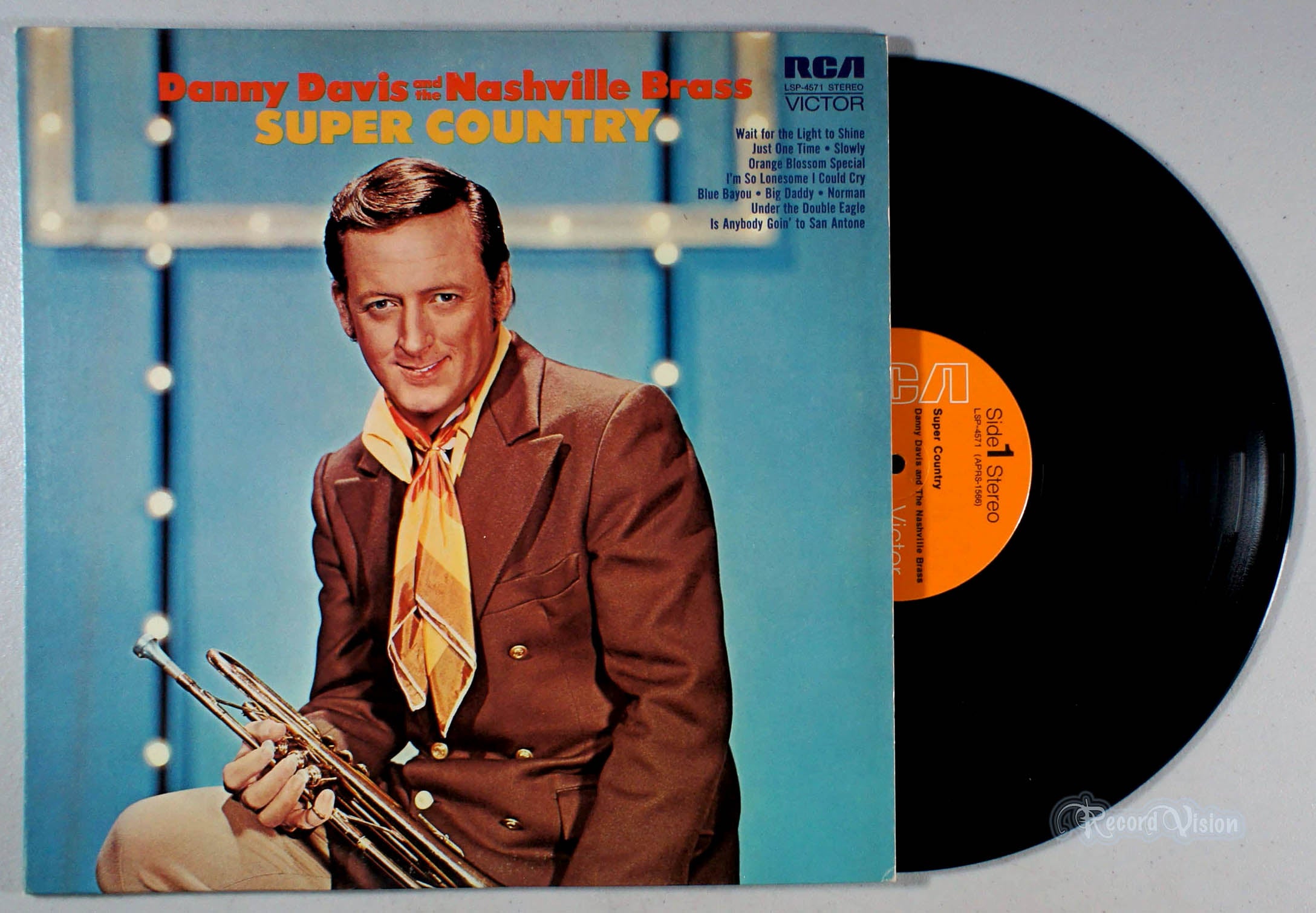 Danny Davis - Super Country (front cover) Vinyl