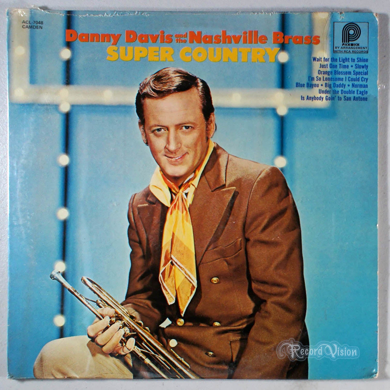 Danny Davis - Super Country (front cover) Vinyl