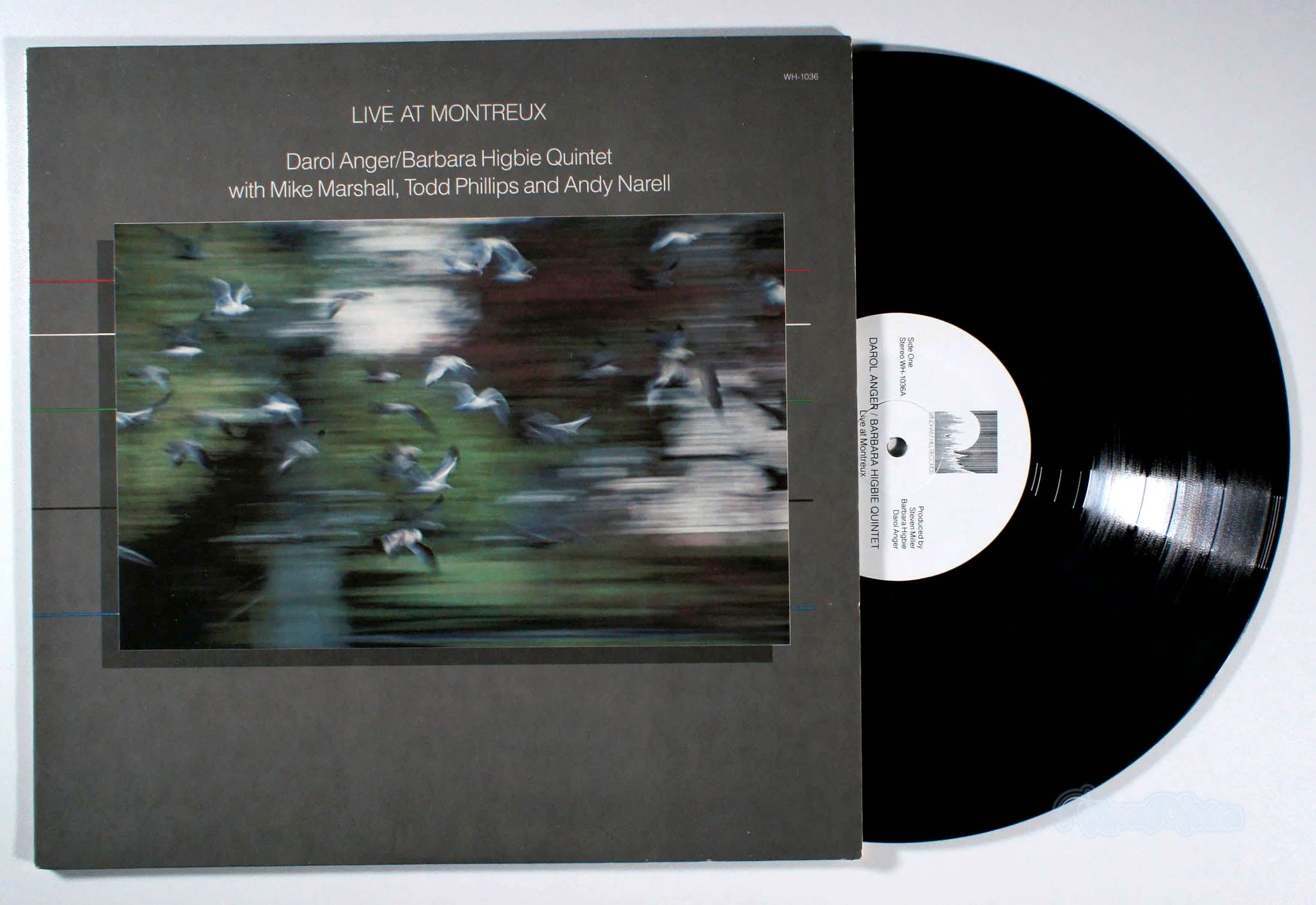 Darol Anger / Barabra Higbie Quintet - Live at Montreux (front cover) Vinyl