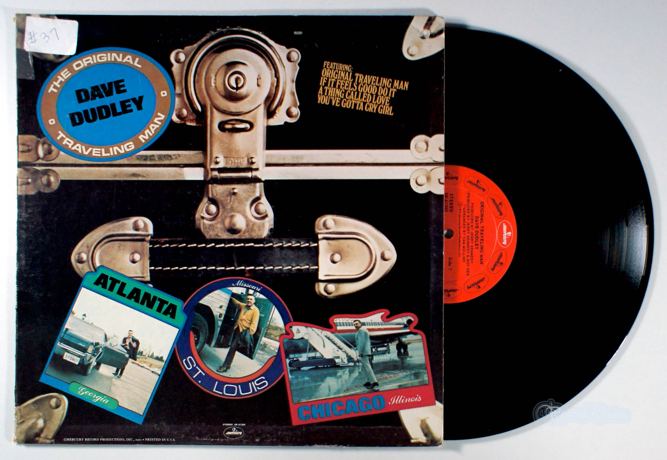 Dave Dudley - The Original Traveling Man (front cover) Vinyl