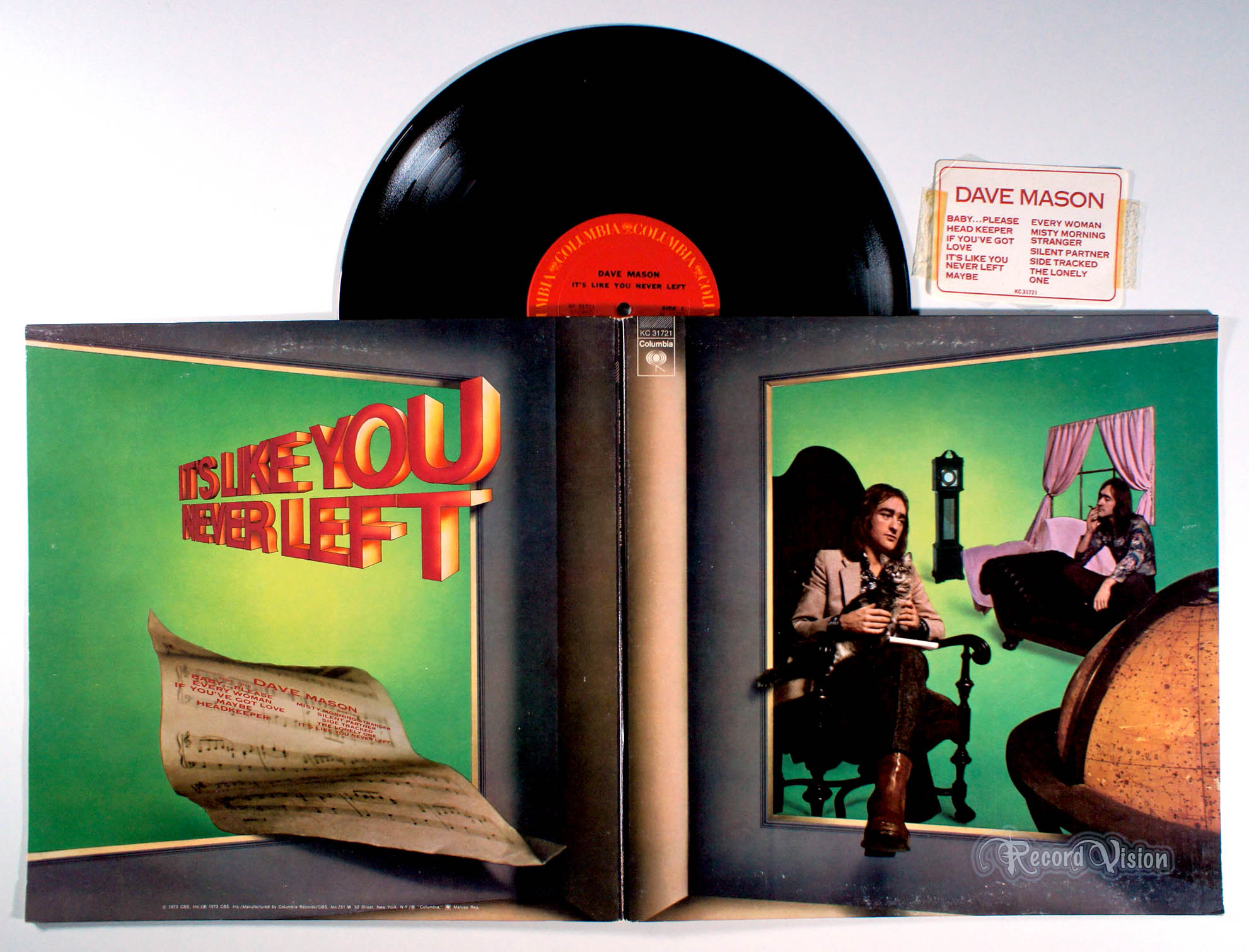 Dave Mason - It's Like You Never Left (front cover) Vinyl