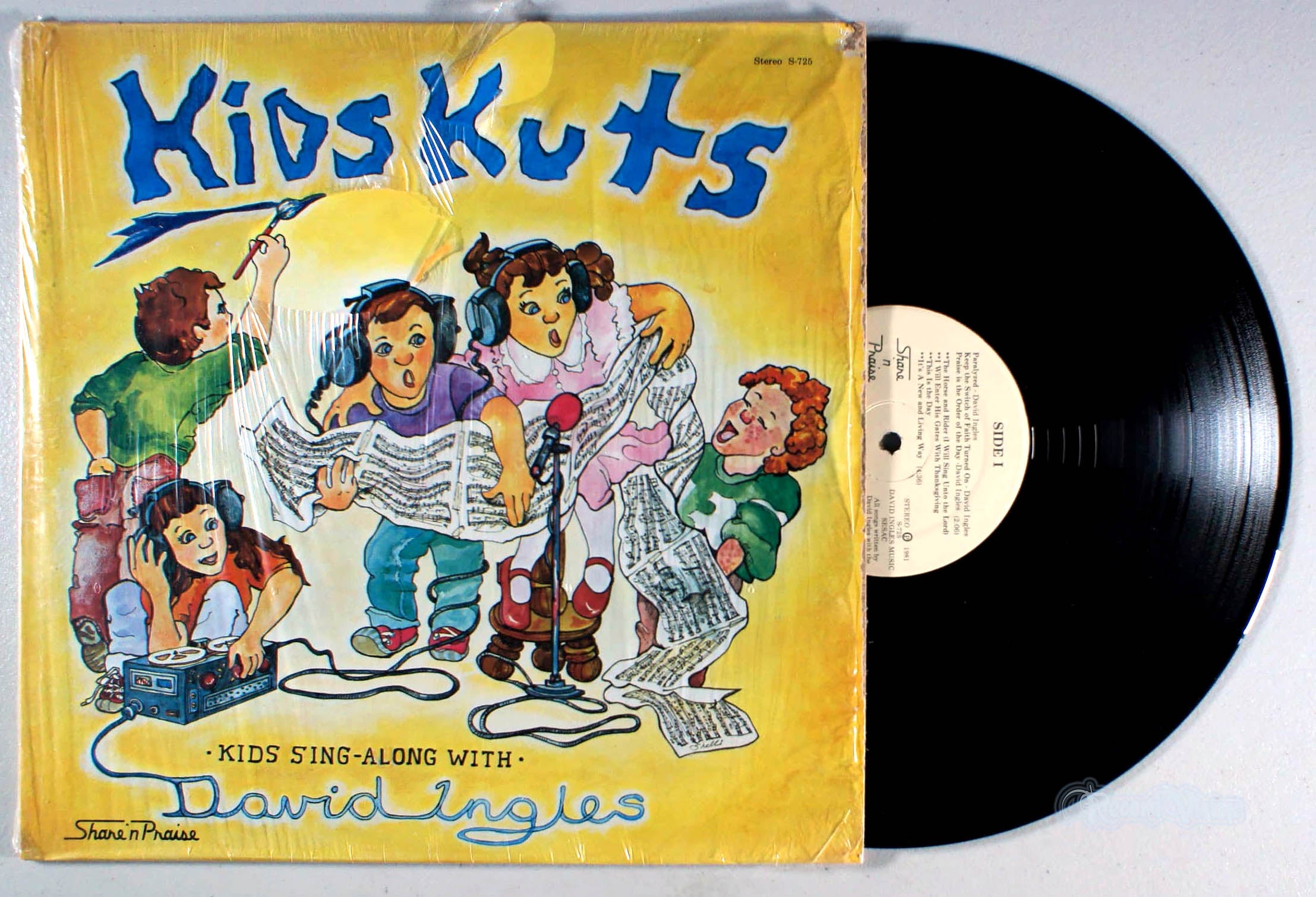 David Ingles - Kids Kuts (front cover) Vinyl
