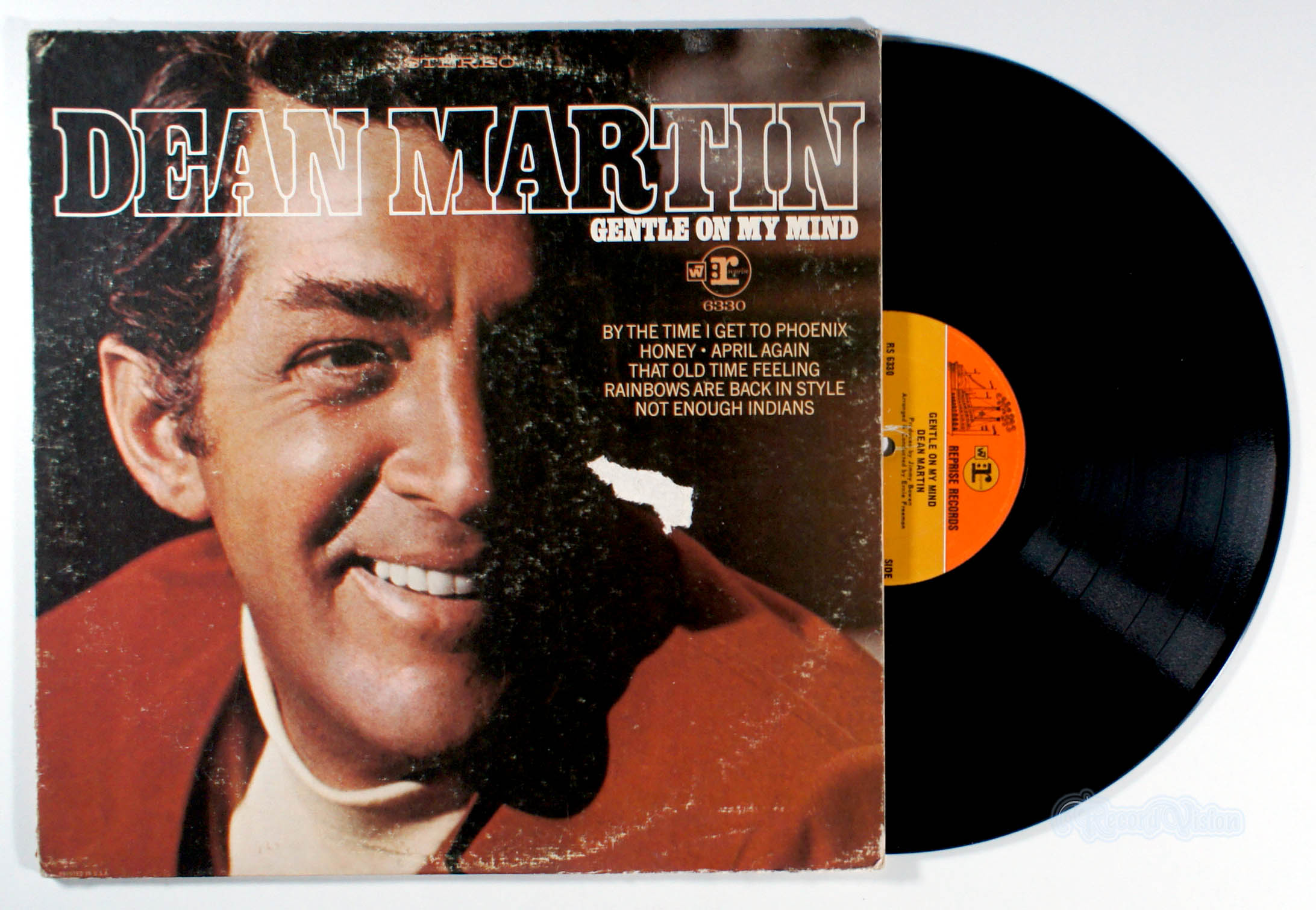 Dean Martin - Gentle on My Mind (front cover) Vinyl