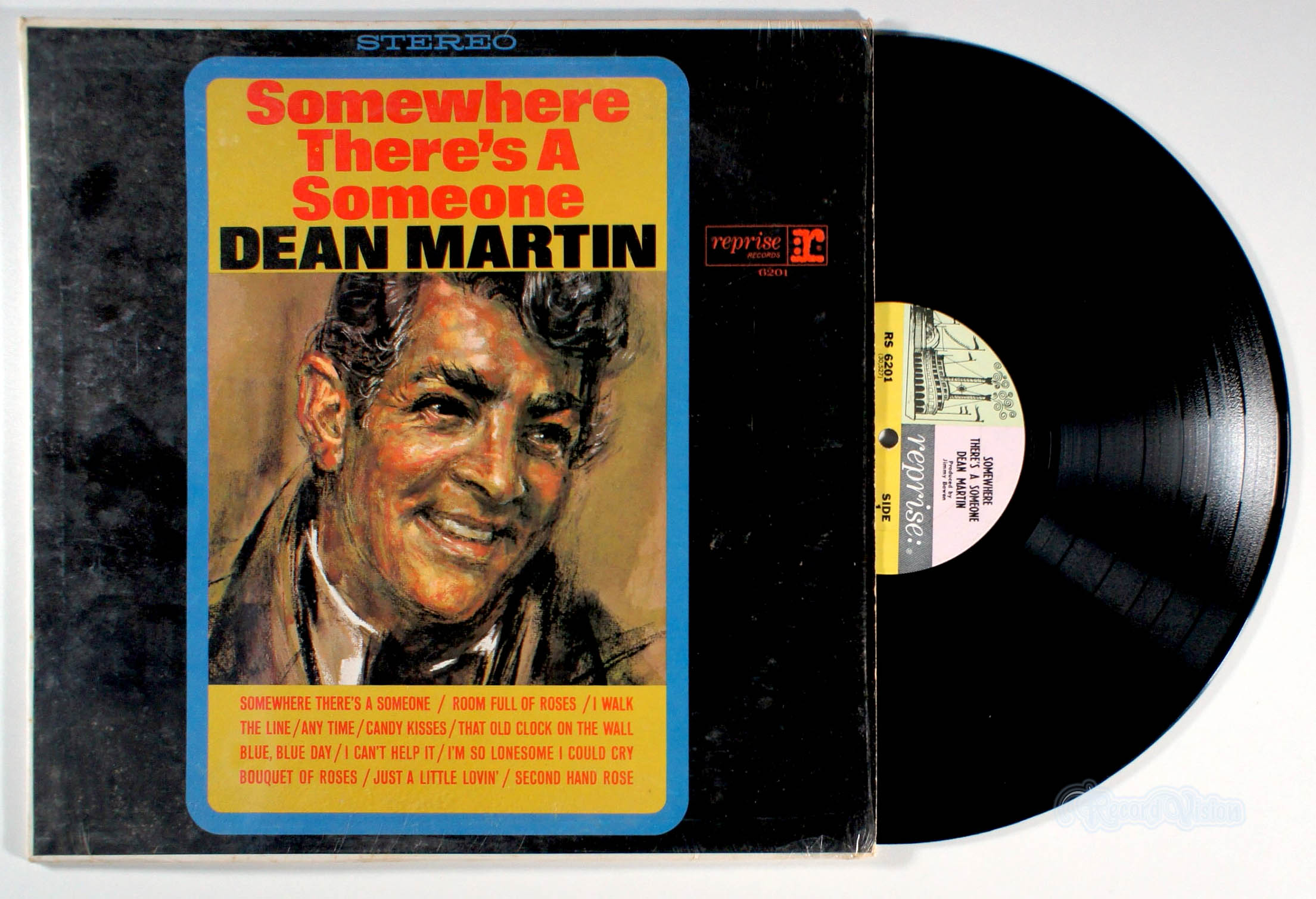 Dean Martin - Somewhere There's a Someone (front cover) Vinyl