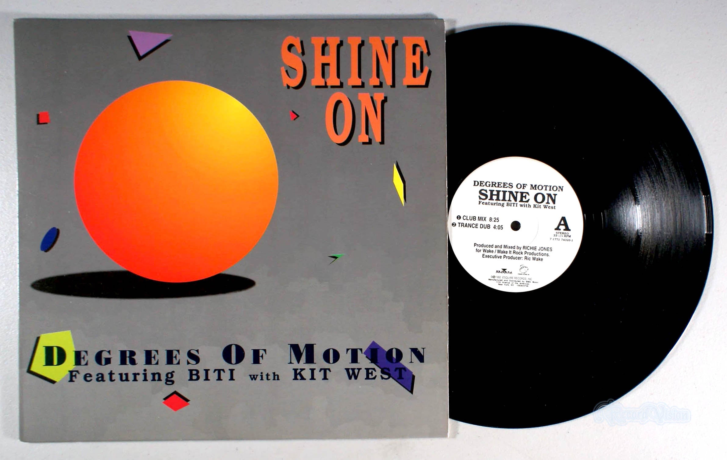 Degrees of Motion - Shine On (front cover) Vinyl