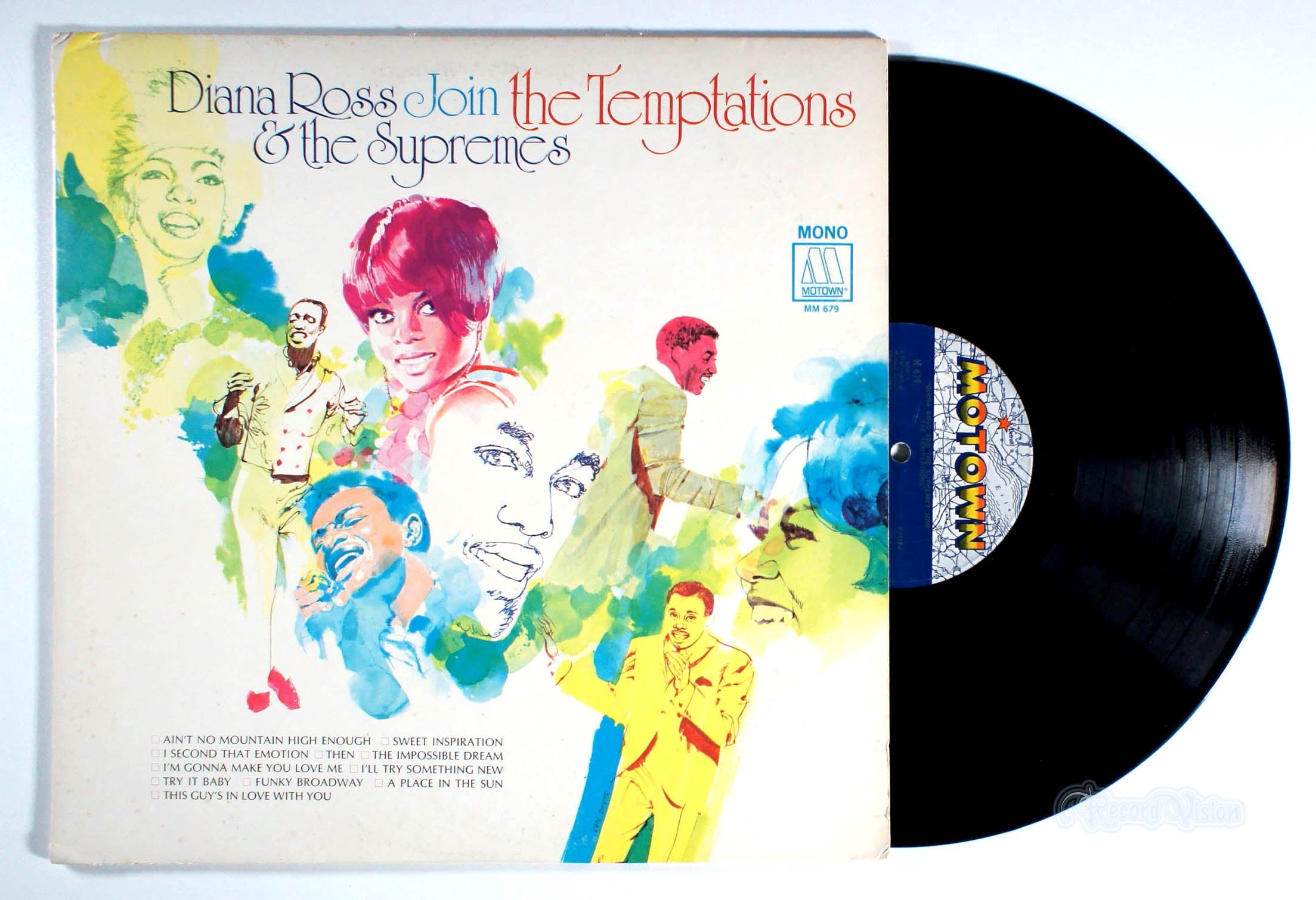 Diana Ross and the Supremes - Join The Temptations (front cover) Vinyl